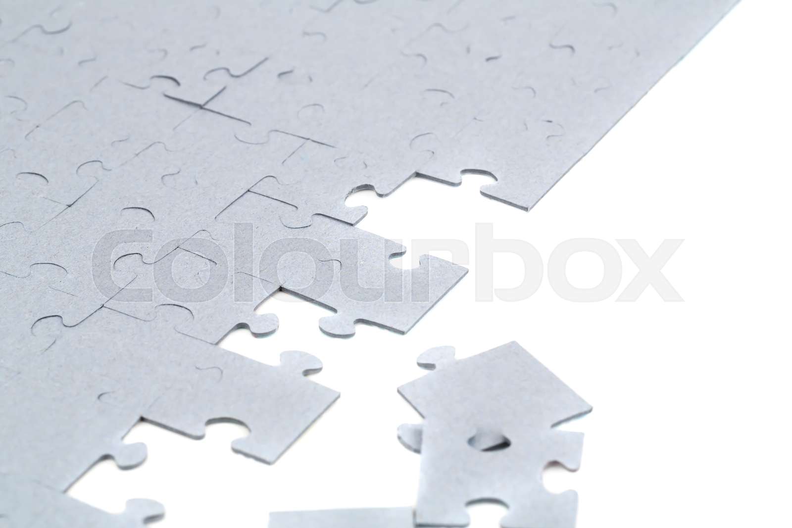Puzzle Pieces Stock Image Colourbox