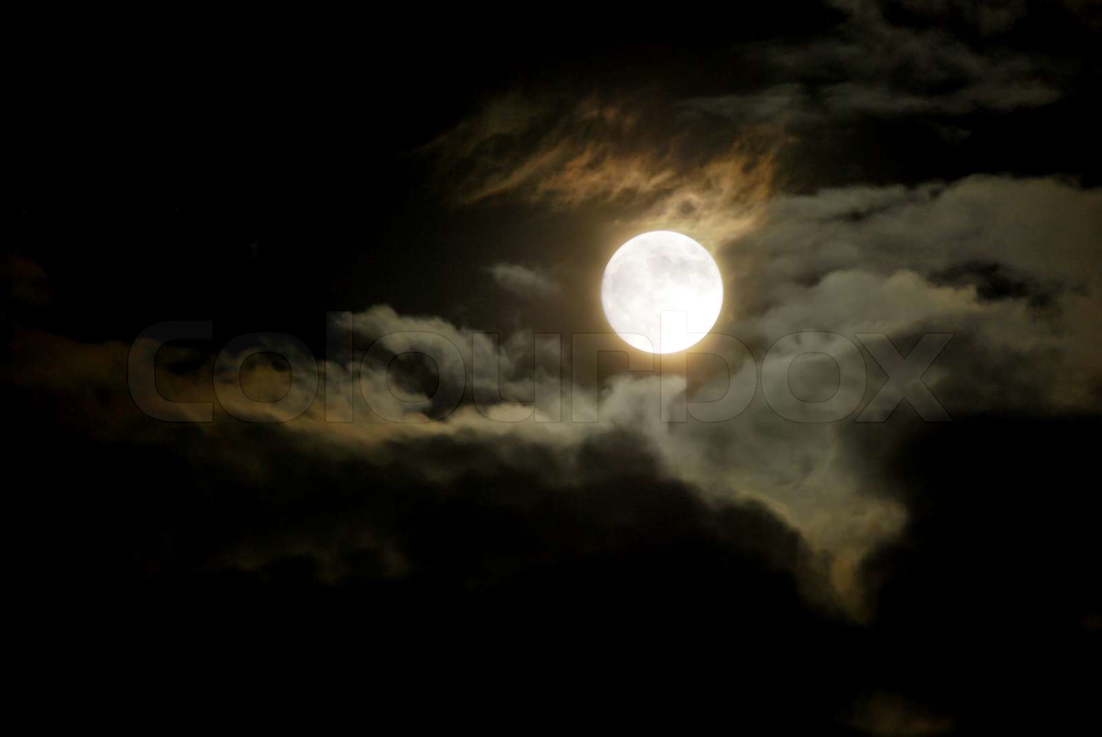 Glowing Moon | Stock image | Colourbox