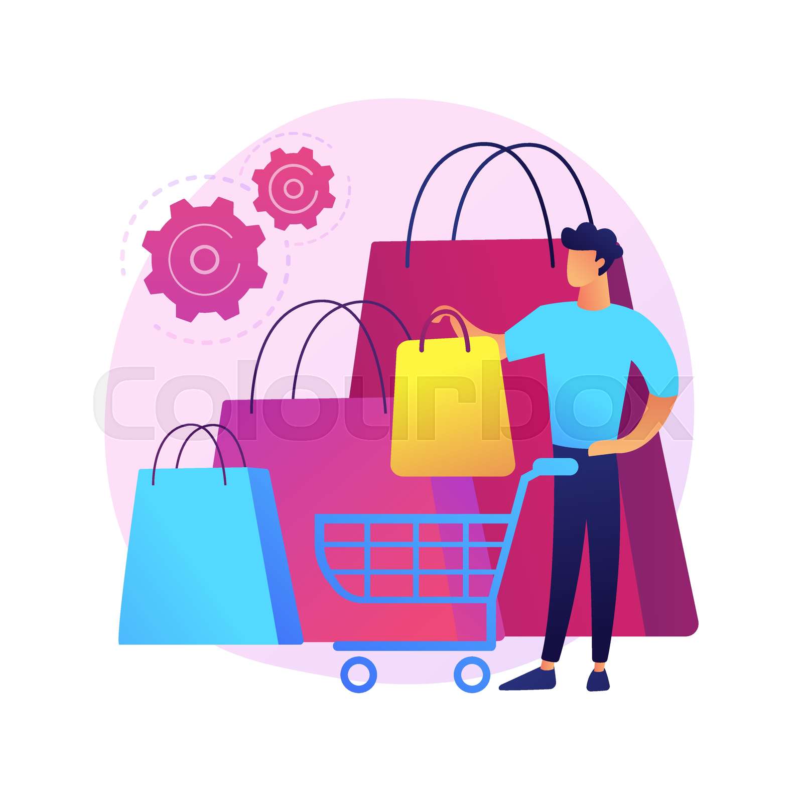 Purchasing Habits Abstract Concept Vector Illustration Stock Vector