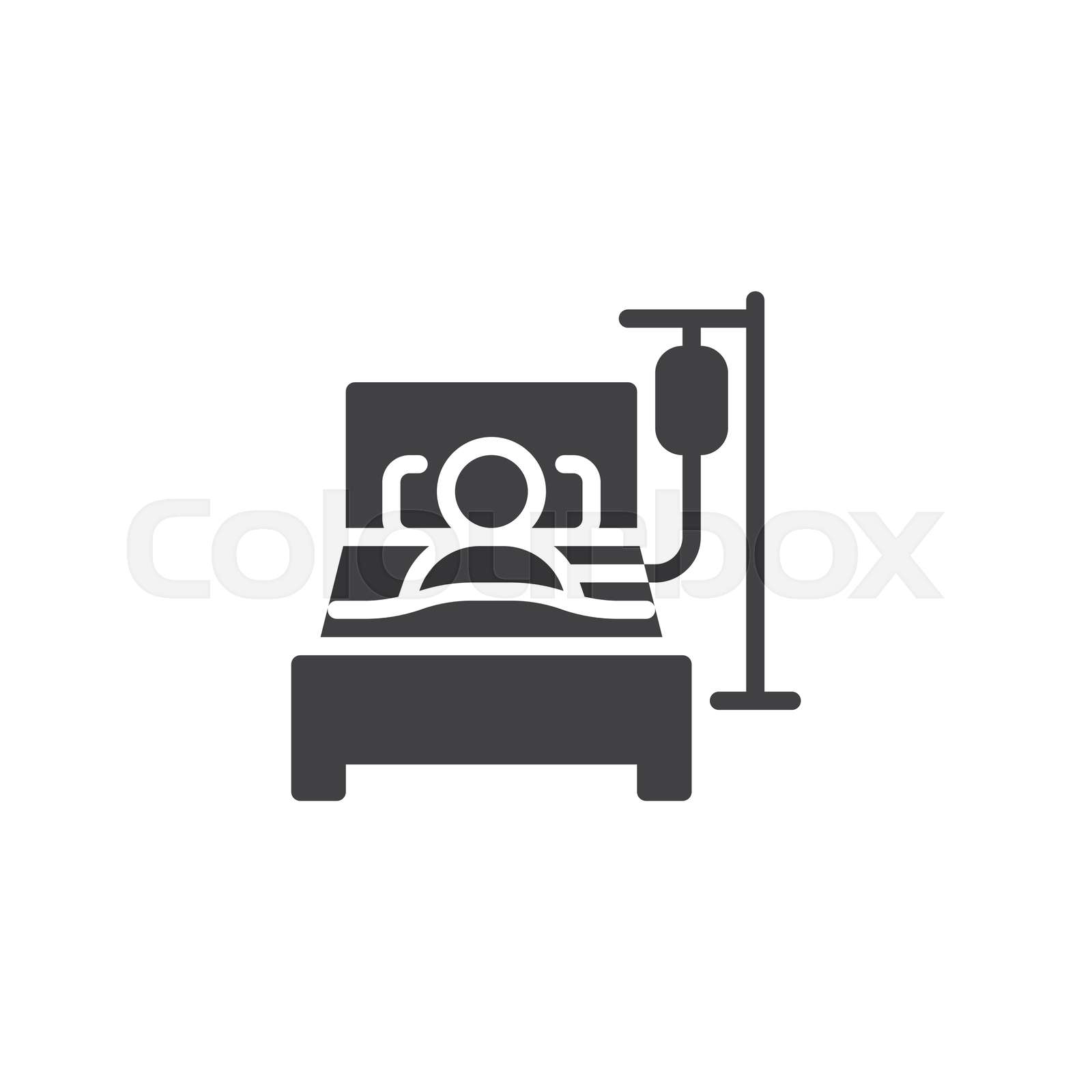 Person In Hospital Bed Vector Icon Stock Vector Colourbox person-in-hospital-bed-vector-icon-stock-vector-colourbox