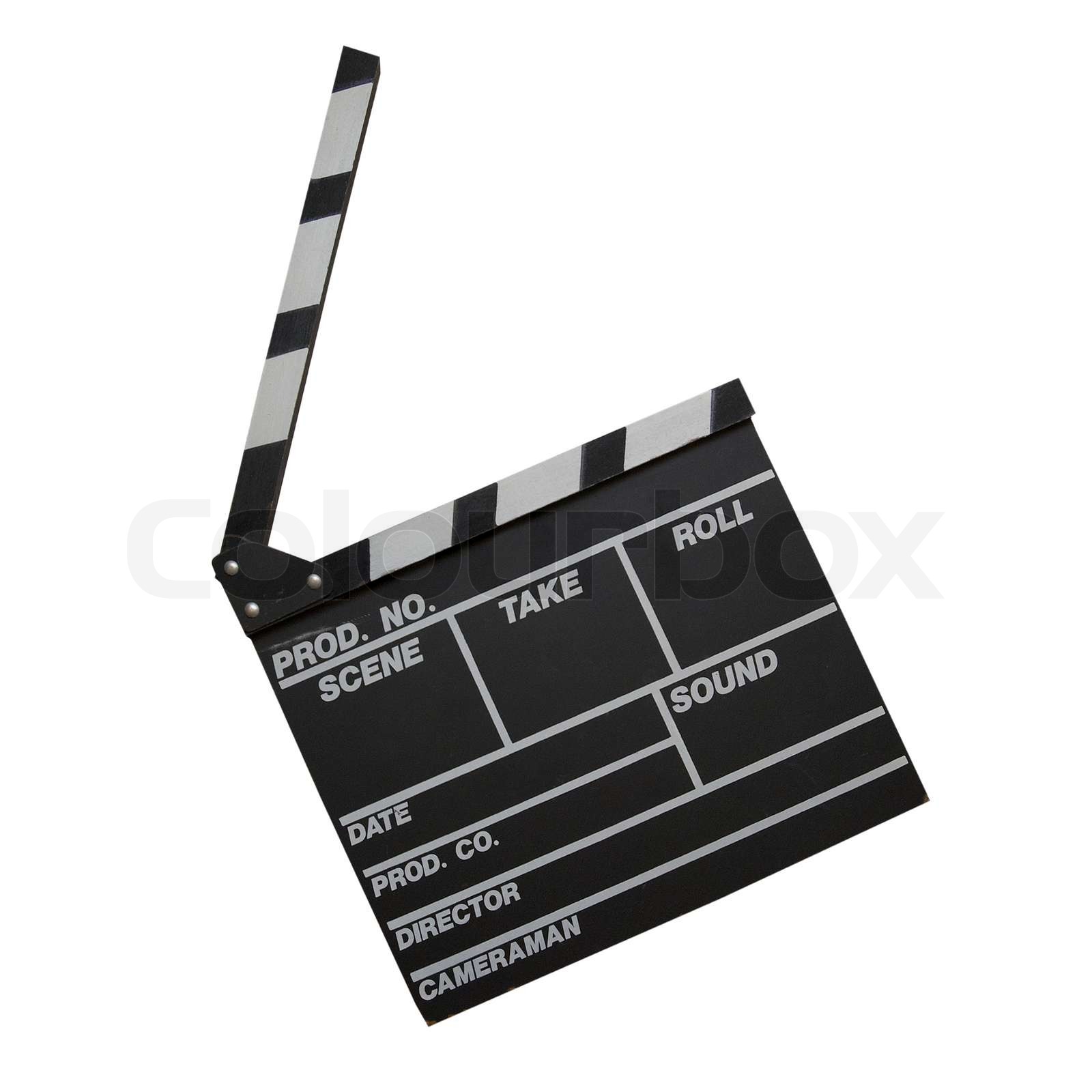 Clapper board | Stock image | Colourbox
