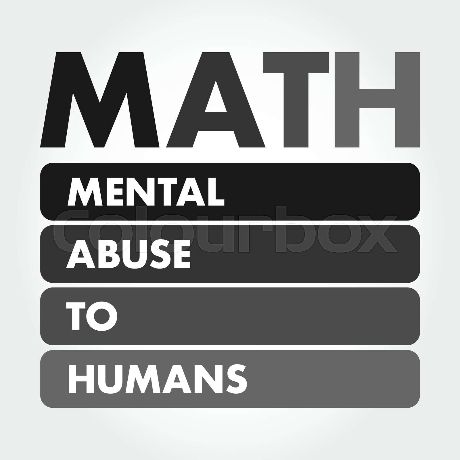 Statistical Abuse Math Math Mental Abuse To Humans