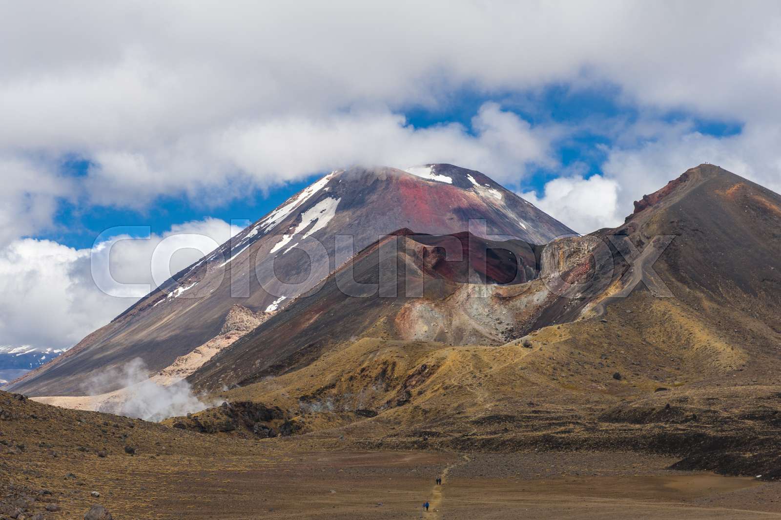 Mount Ngauruhoe Stock image Colourbox