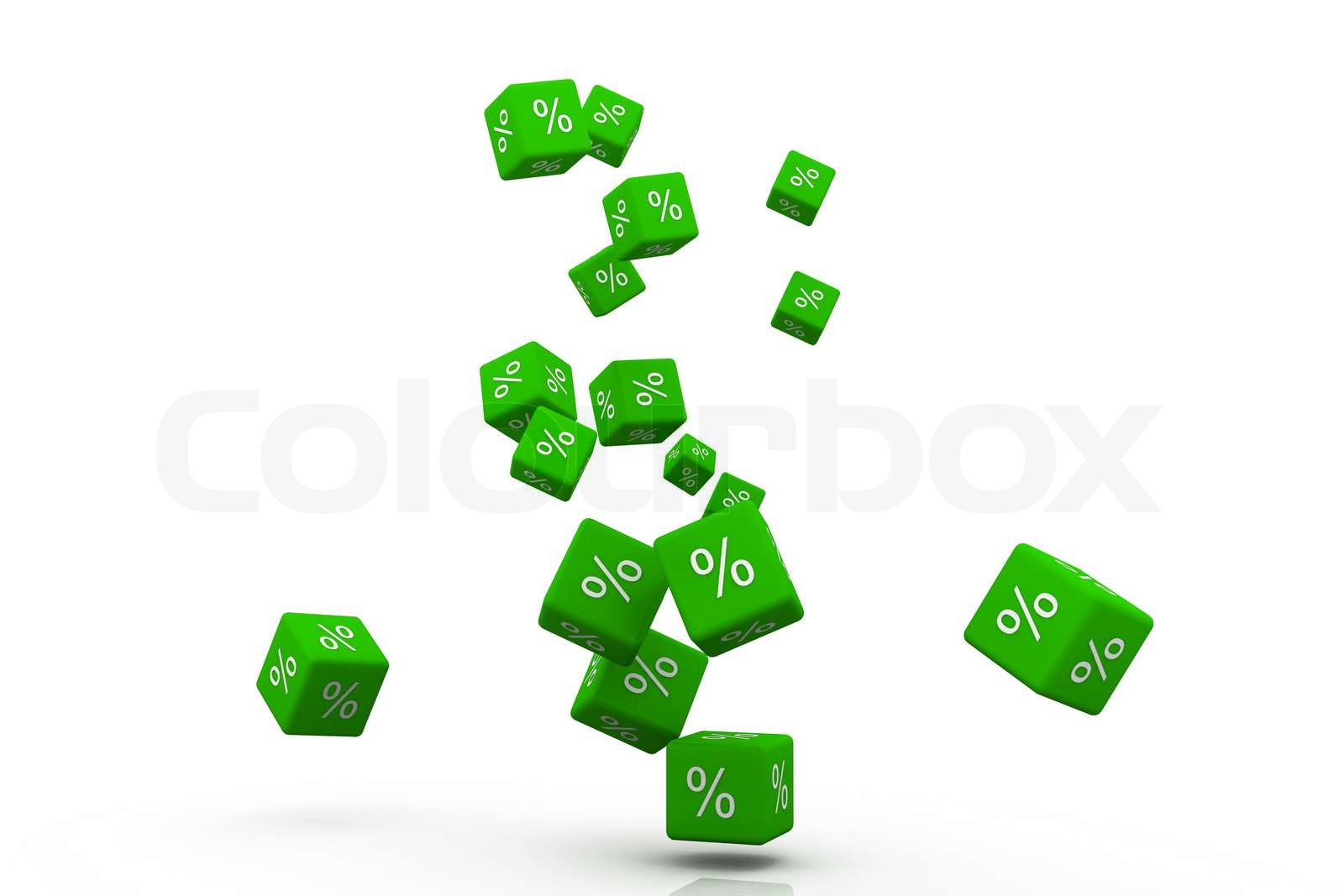 symbols of percent | Stock image | Colourbox