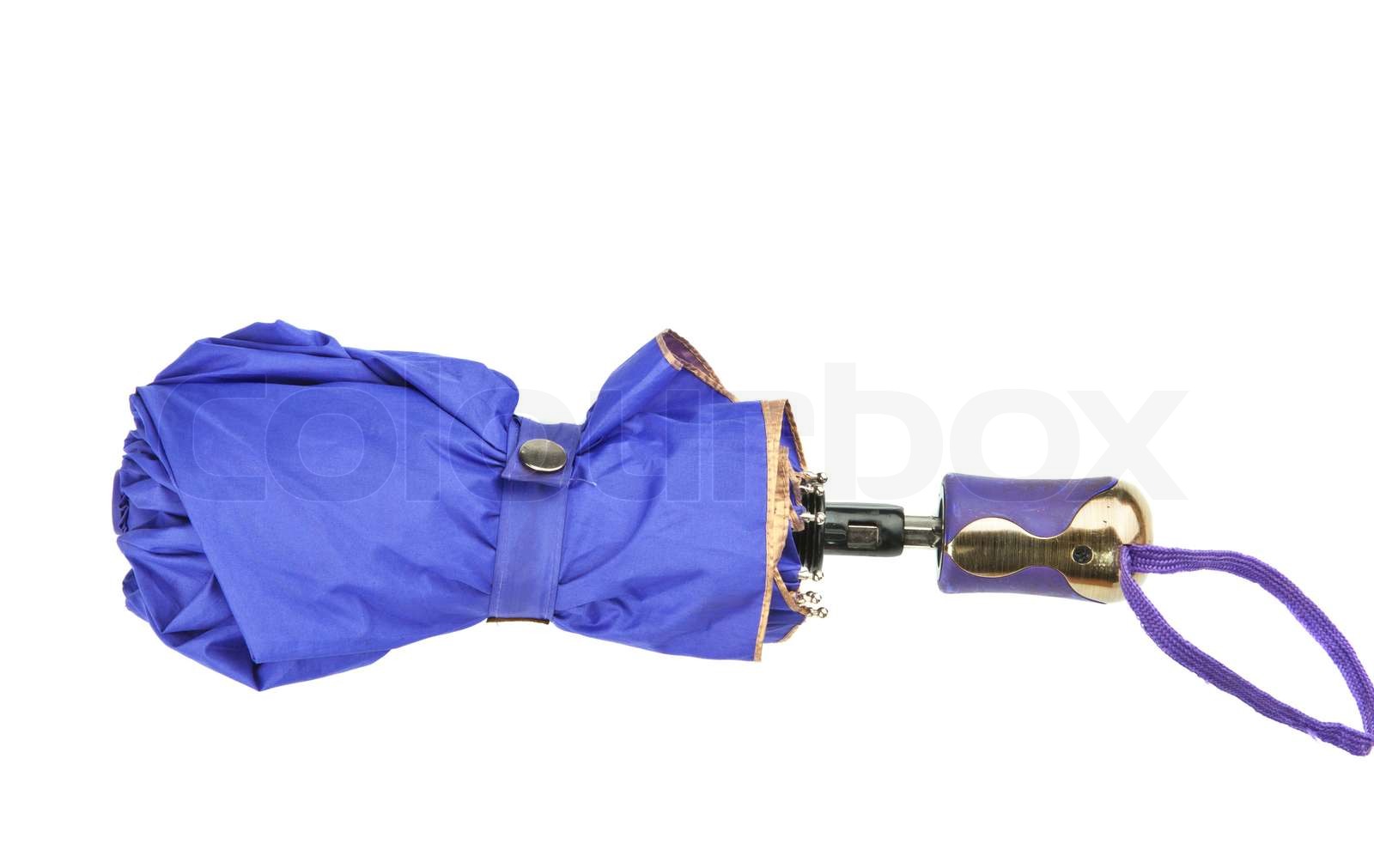 rain umbrellas isolated Stock image Colourbox