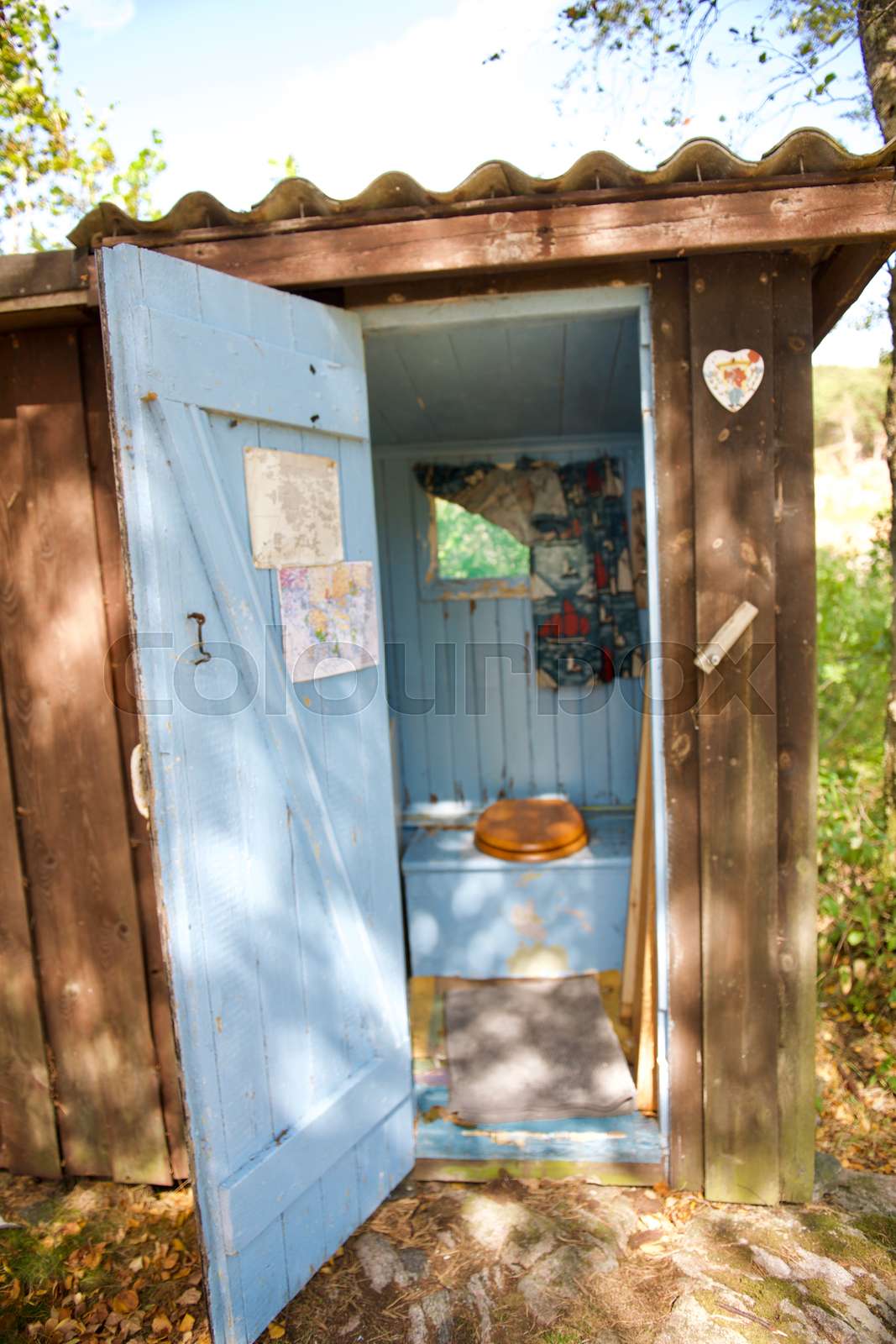 Outdoor toilet | Stock image | Colourbox