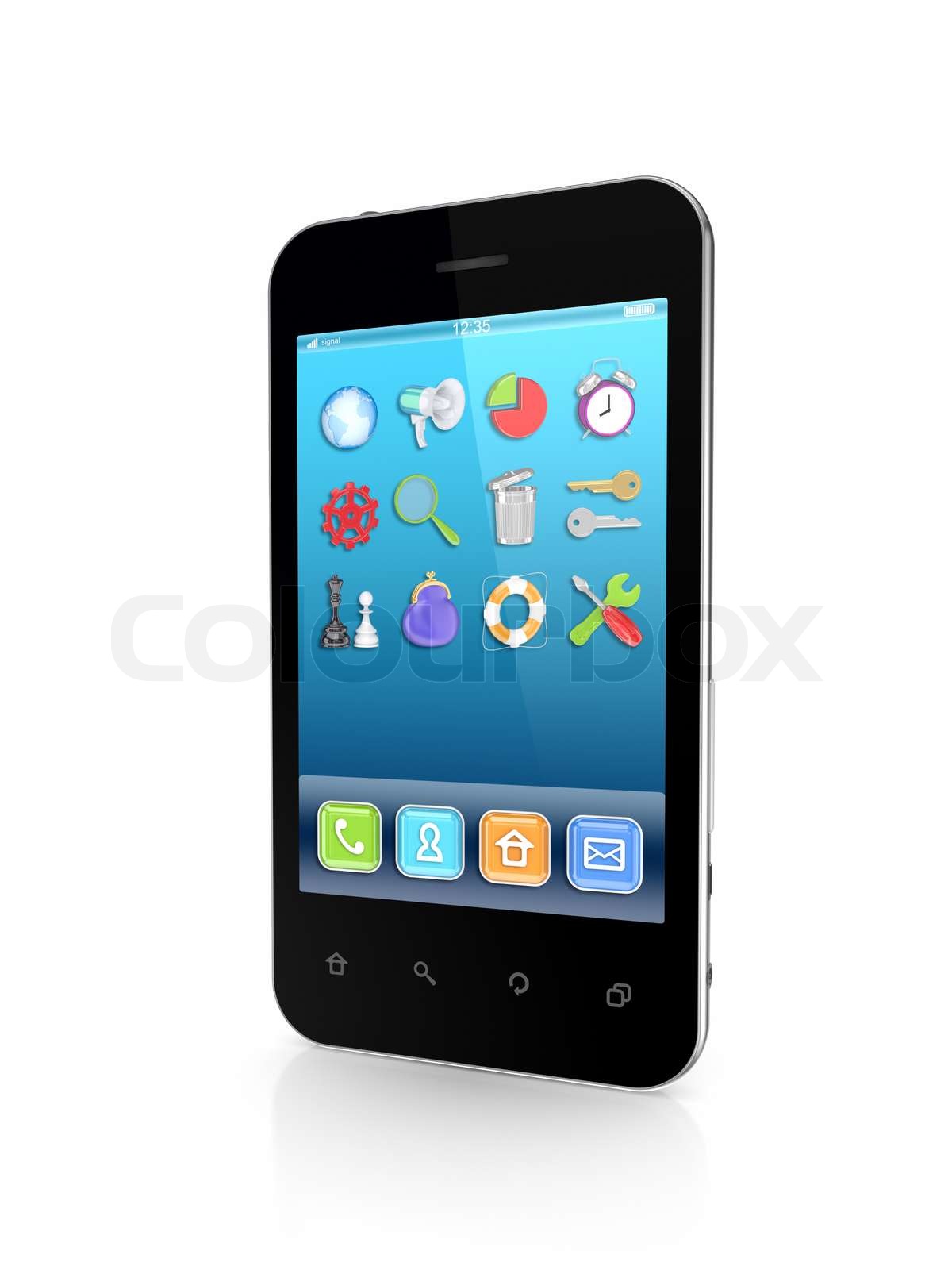 Modern mobile phone | Stock image | Colourbox