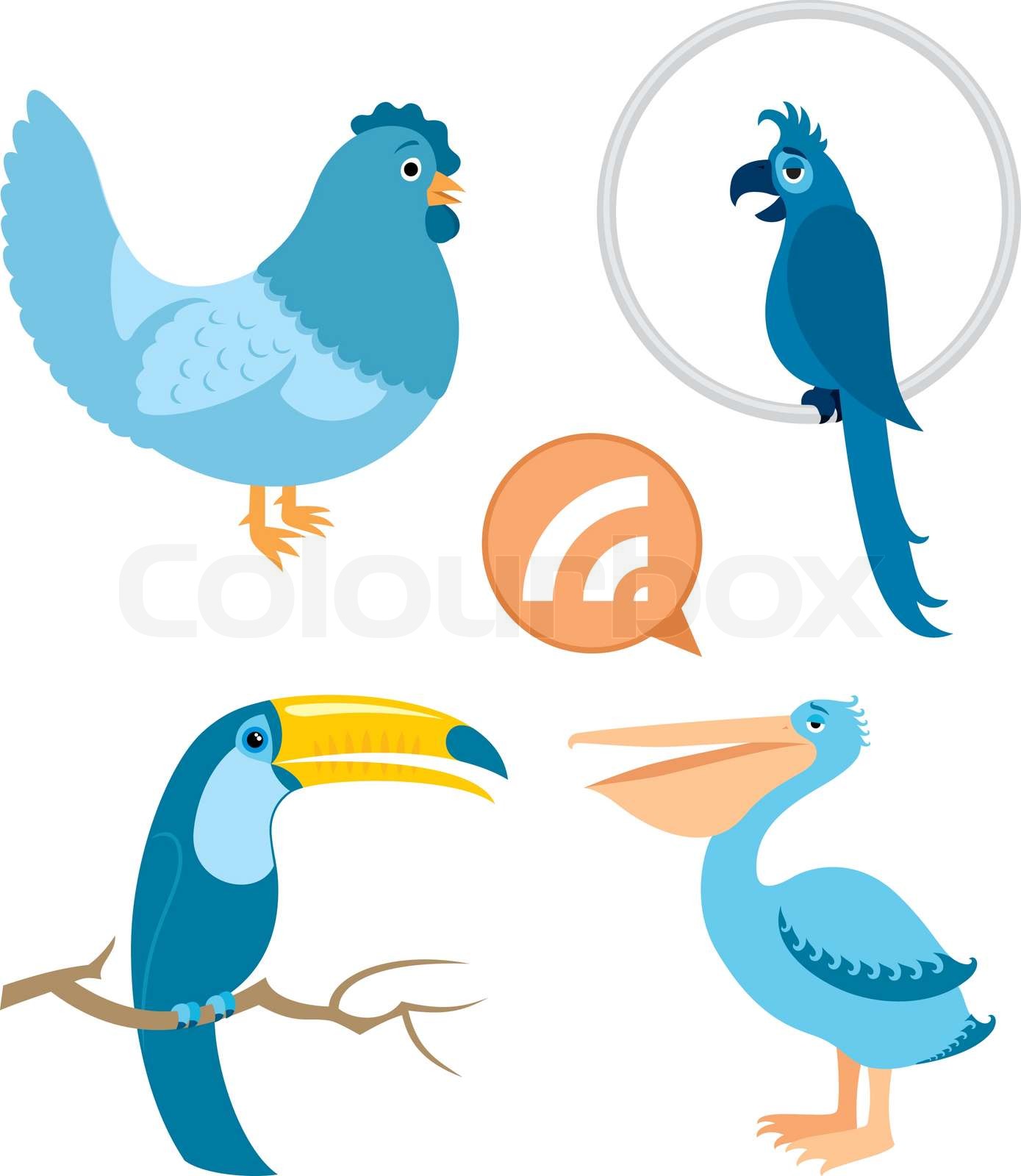 Wee Blue Coo Geburtstagskarte – Vogel-Farbherz-Design, Nachhaltig & Mit Umschlag
