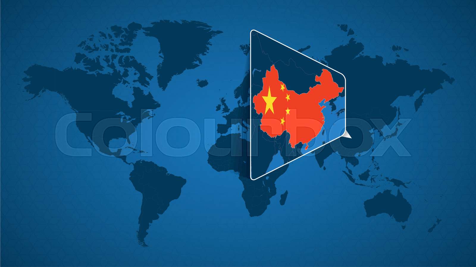 Detailed World Map With Pinned Enlarged Map Of China And Neighboring Detailed World Map With Pinned Enlarged Map Of China And Neighboring