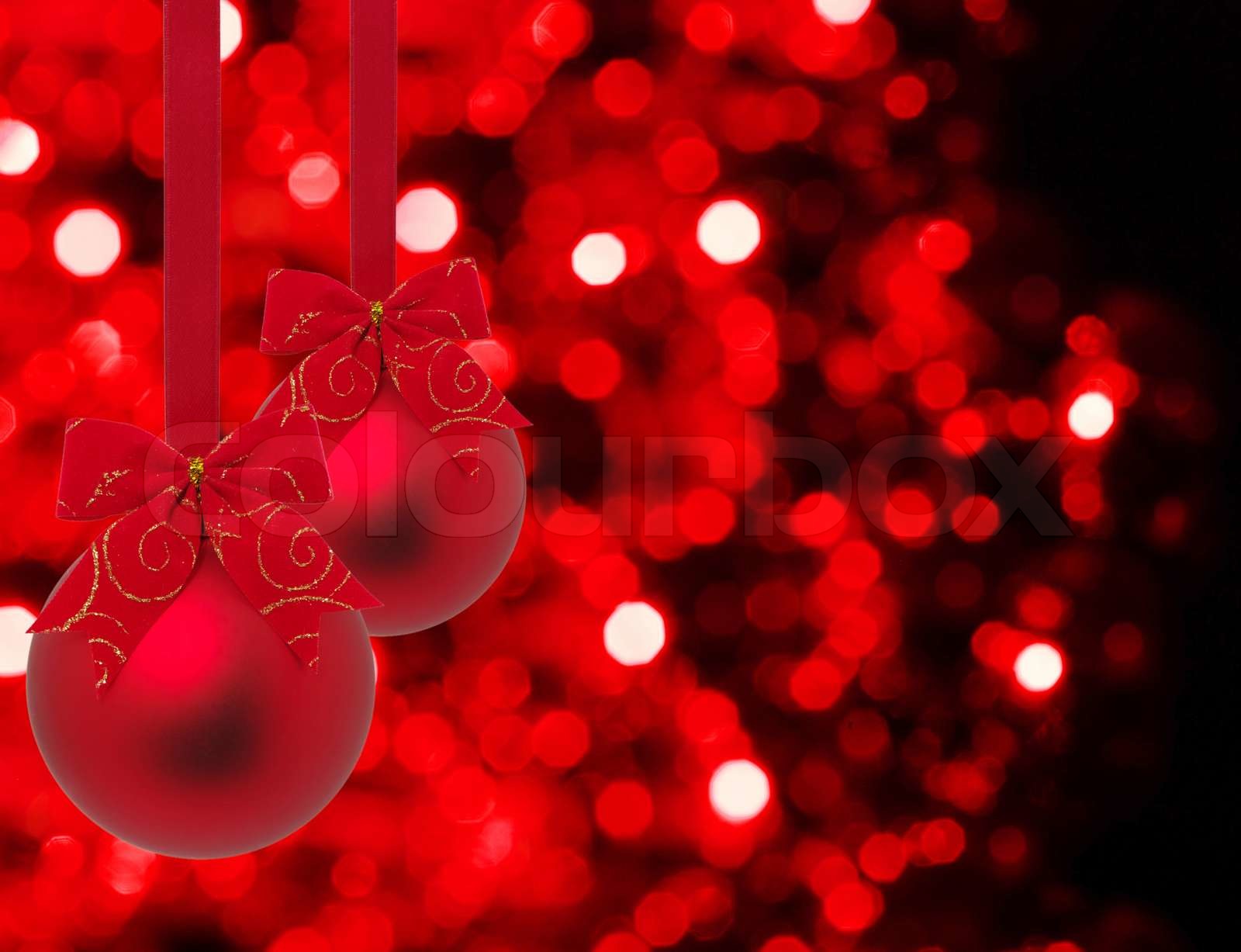 rote Kugeln Stock Bild Colourbox