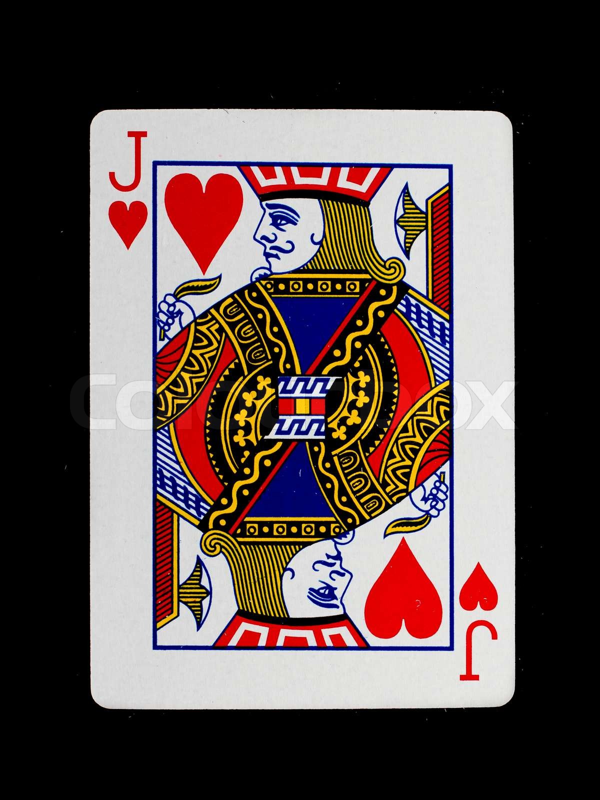 Playing card jack Stock image Colourbox