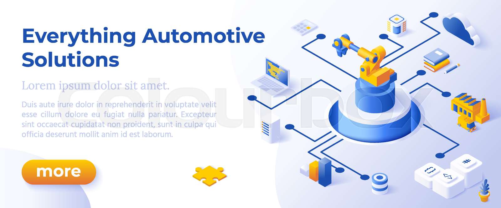 EVERYTHING AUTOMOTIVE SOLUTIONS Banner Layout Template for Website