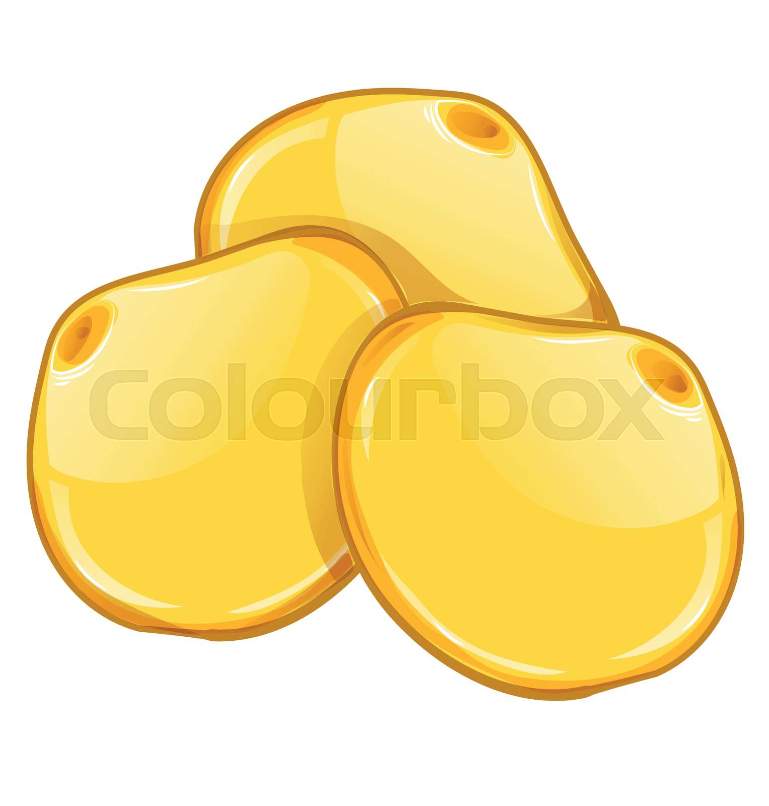 lupine cartoon icon food illustration | Stock vector | Colourbox