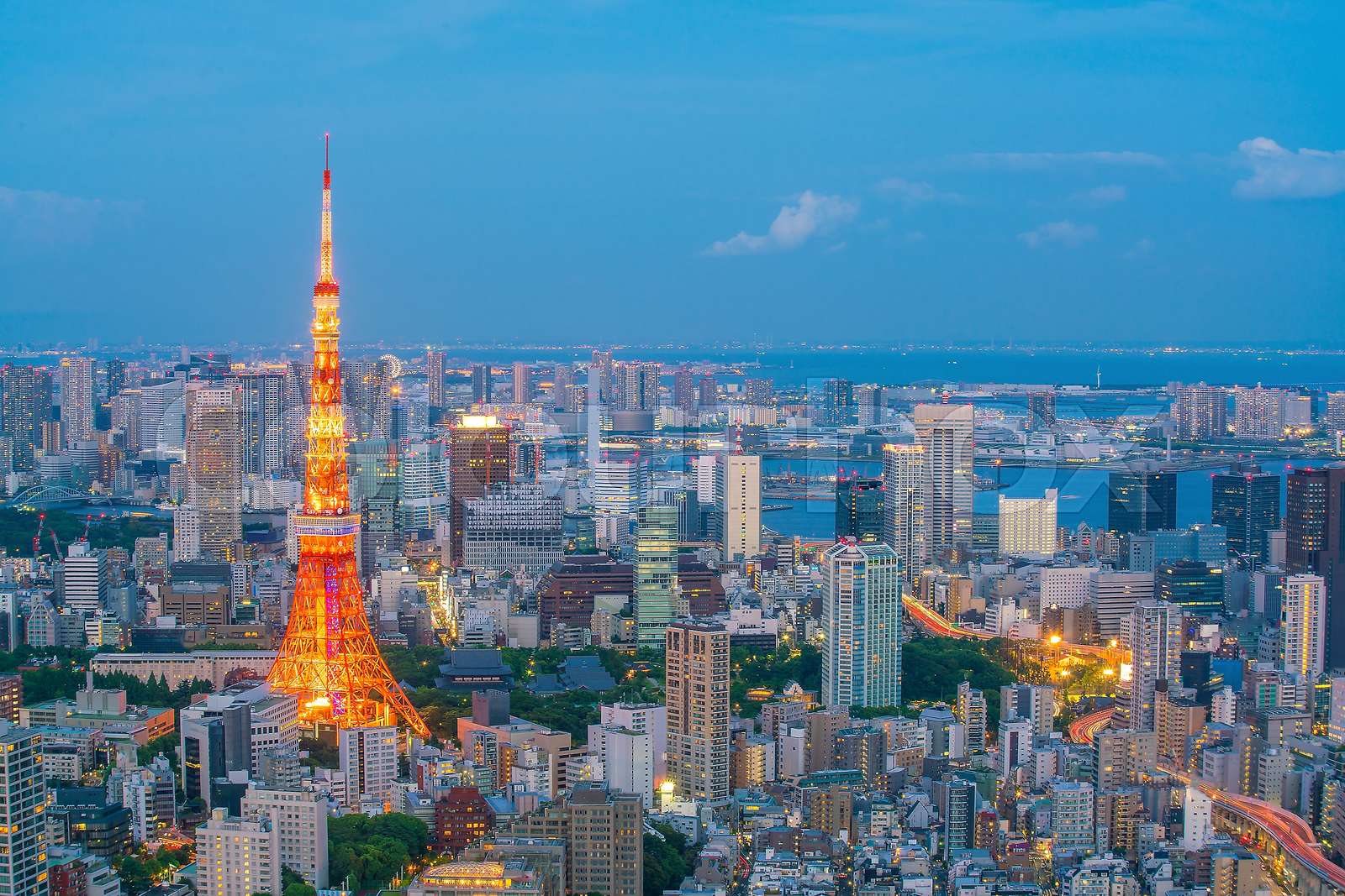 tokio, büro, querformat Stock Bild Colourbox