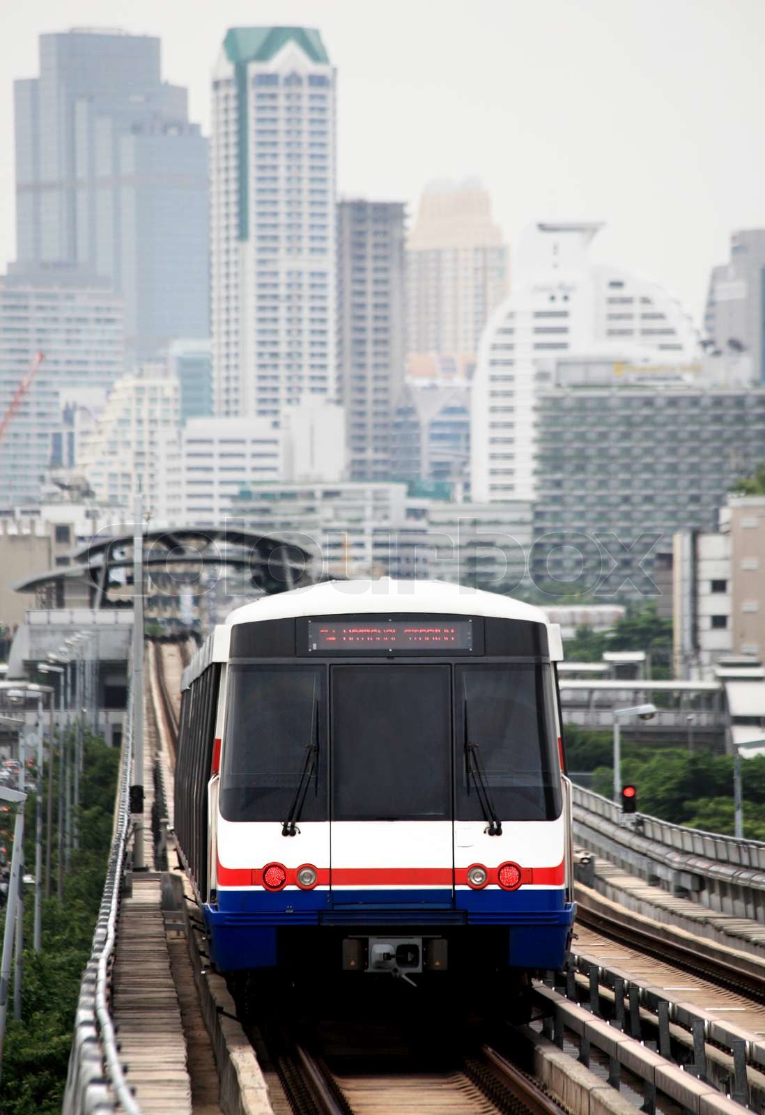 Sky Train In Bangkok Stock Image Colourbox Sky Train In Bangkok Stock Image Colourbox