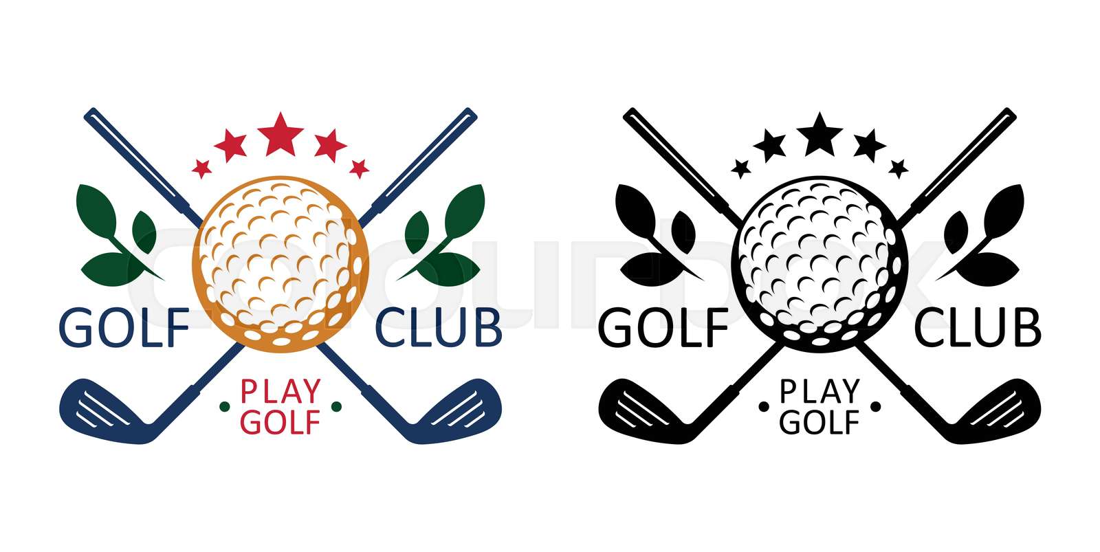 Golf club logo | Stock vector | Colourbox