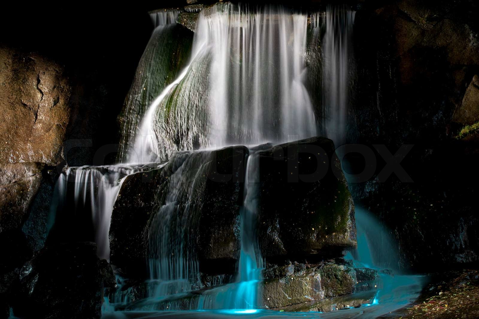 magic waterfall | Stock image | Colourbox