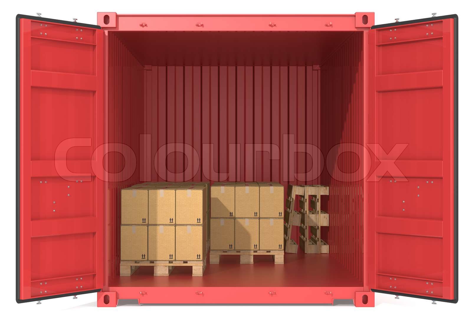 Container with goods | Stock image | Colourbox
