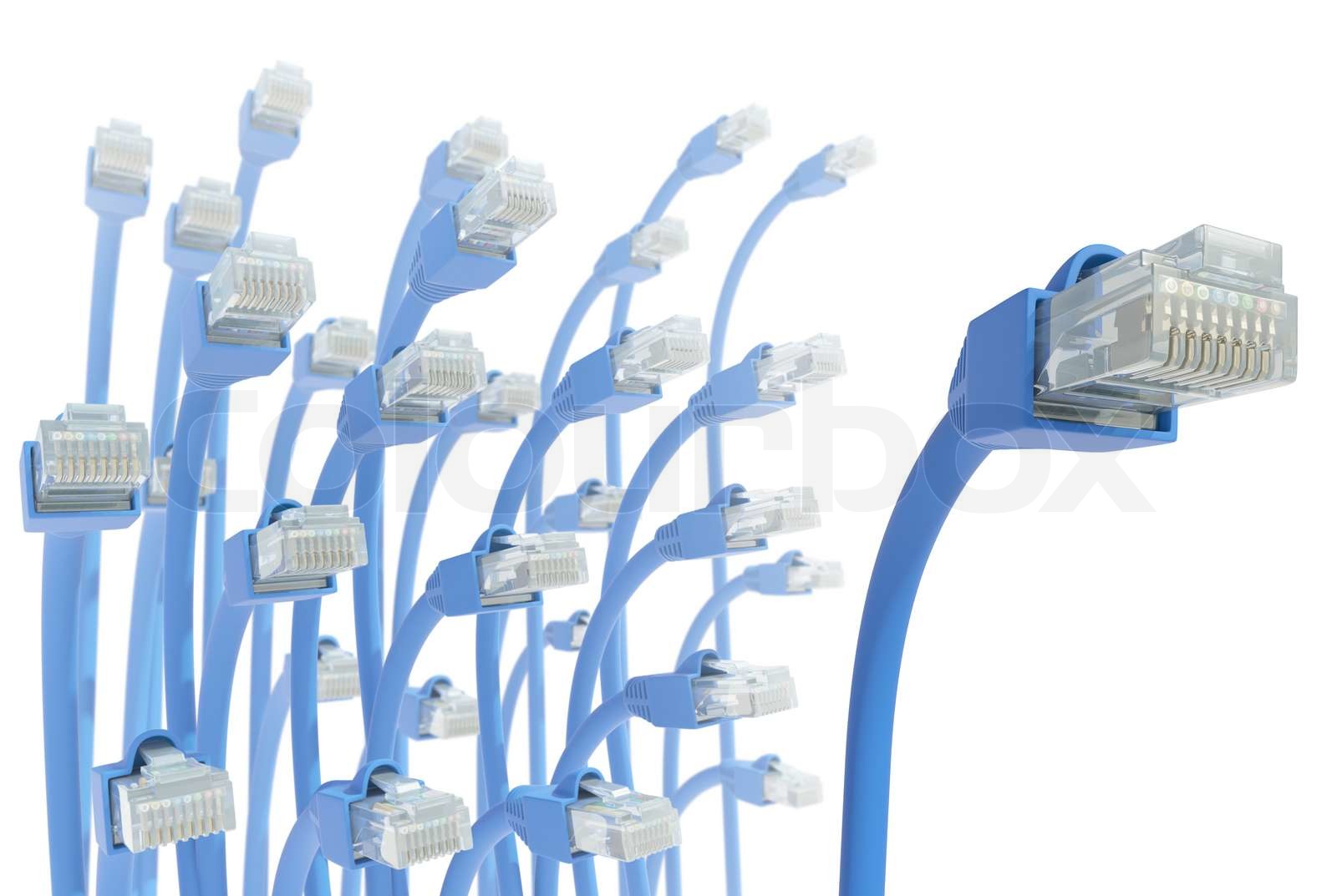 RJ45 | Stock Bild | Colourbox