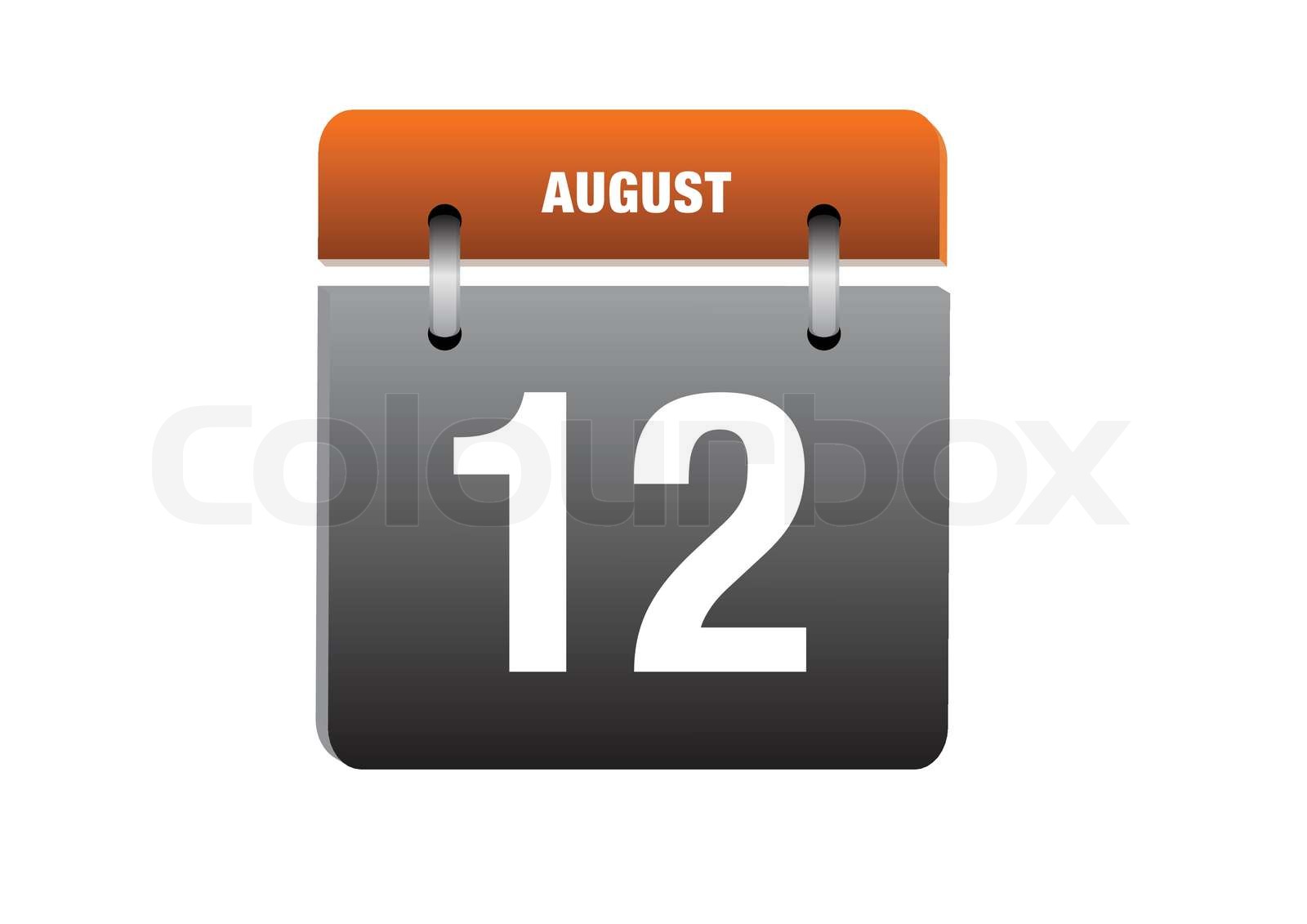 12 August Calendar Icon Stock Vector Colourbox 12-august-calendar-icon-stock-vector-colourbox