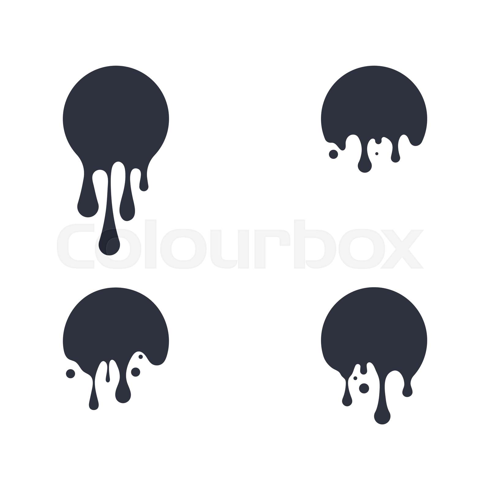 Ink Drop Outline Free Interface Icons