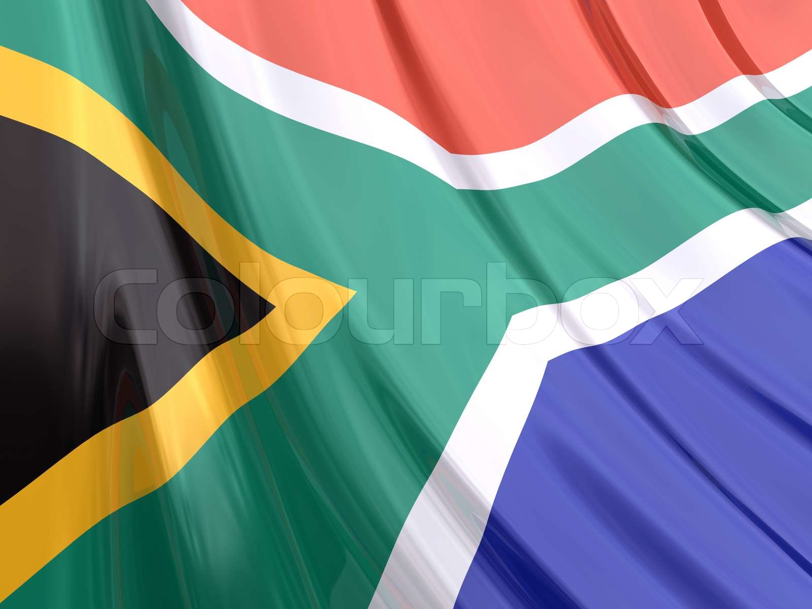 South Africa Flag | Stock image | Colourbox