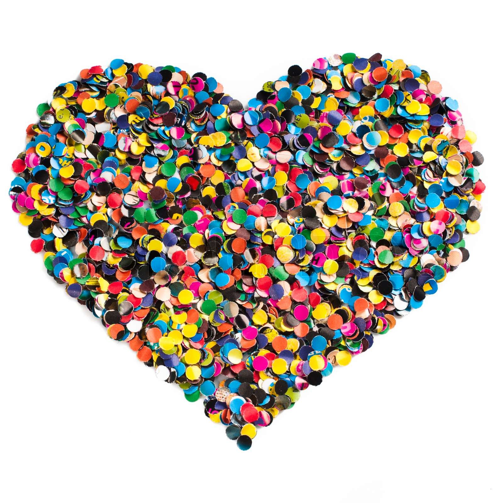 Confetti heart | Stock image | Colourbox