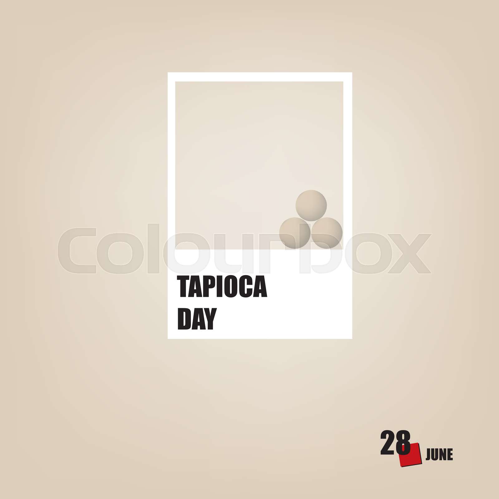 Happy Tapioca Day | Stock vector | Colourbox