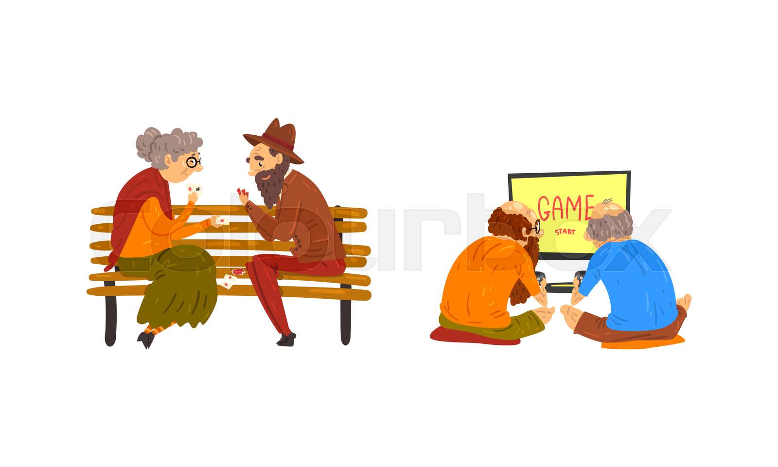 elderly-people-fun-leisure-activities-set-seniors-playing-cards-and