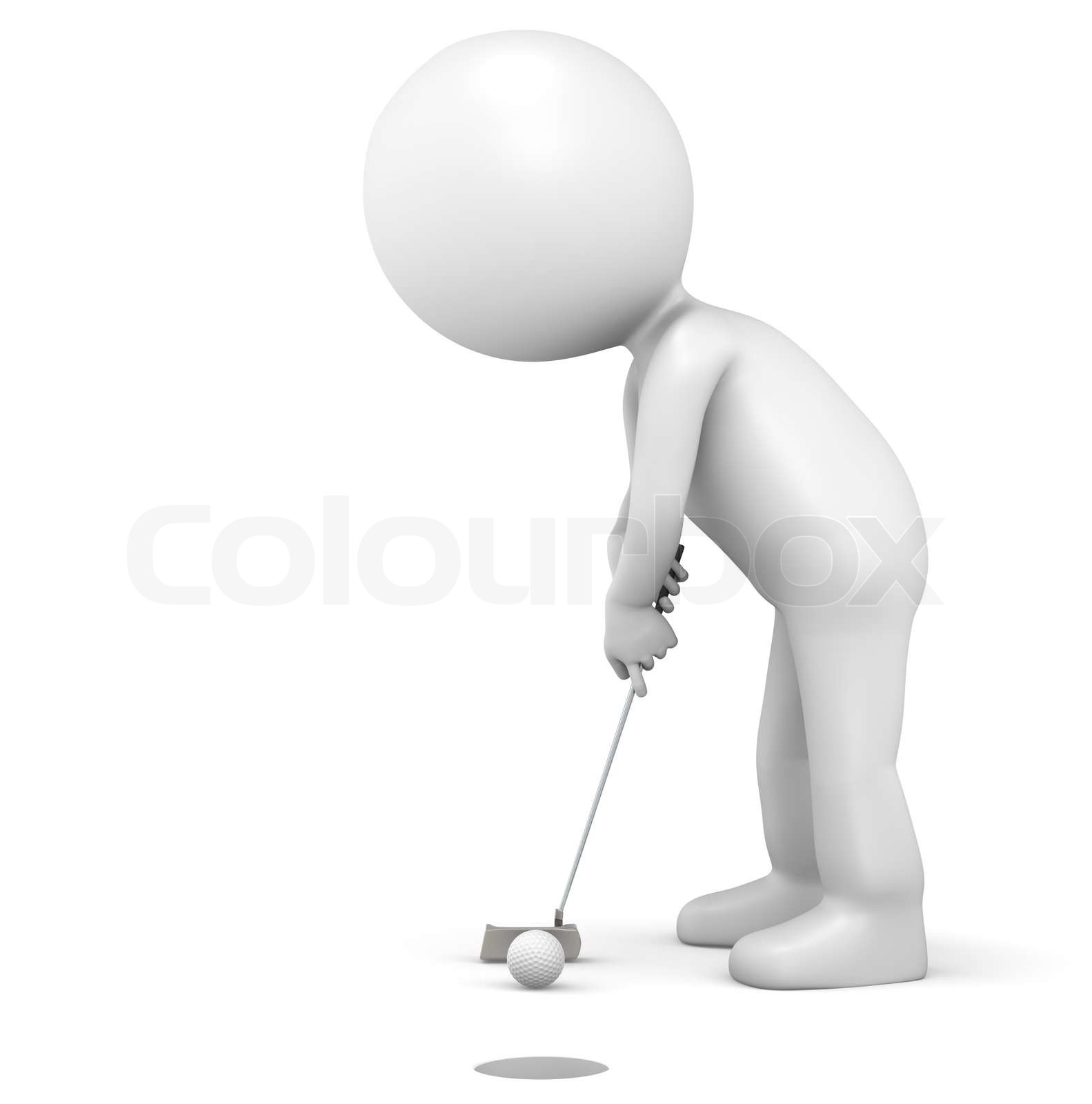 Hole in One Stock image Colourbox