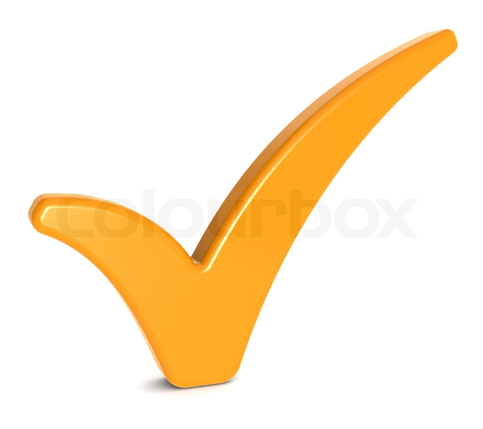 Check Mark | Stock Bild | Colourbox
