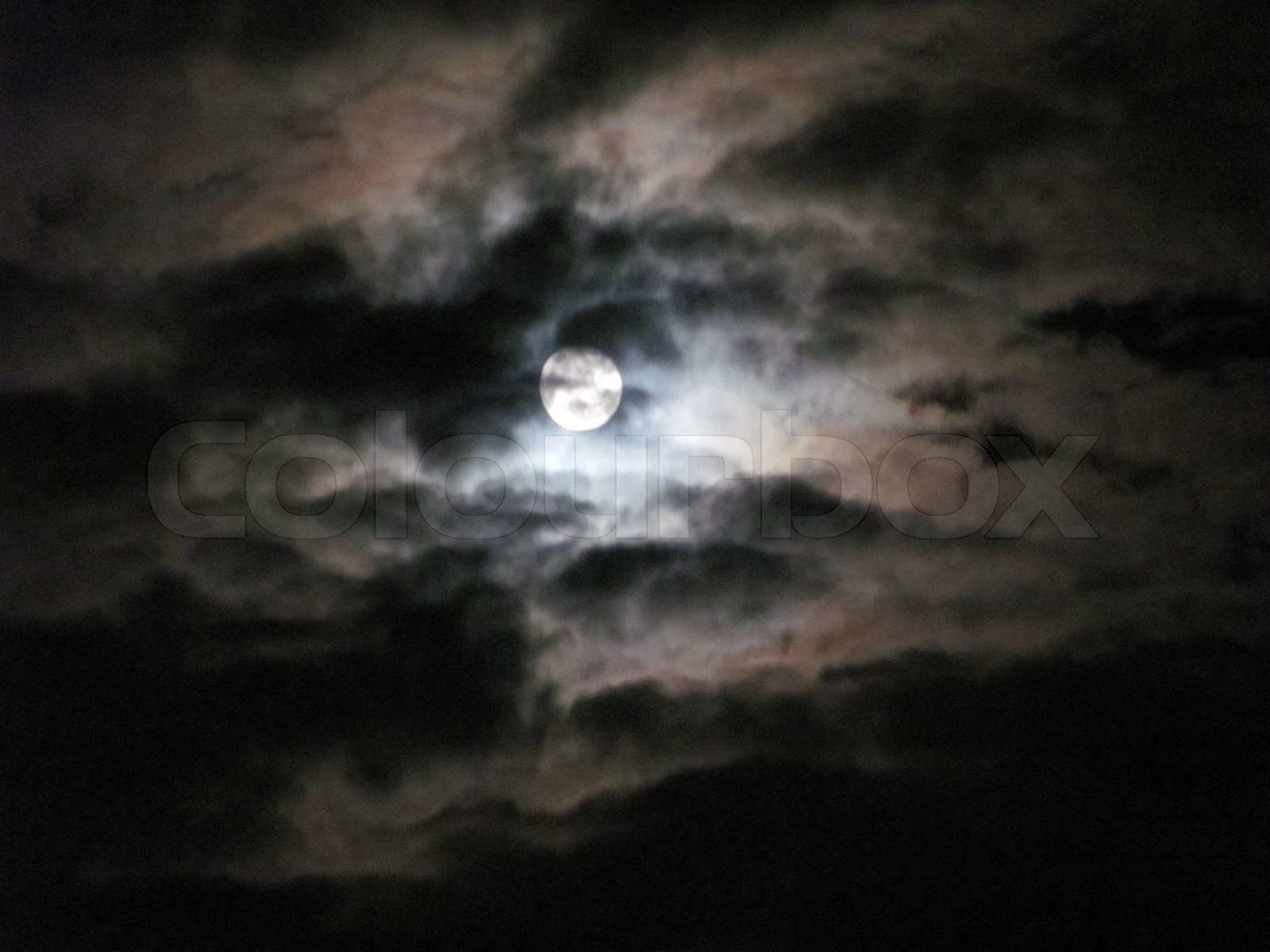 La Luna!! Stock Bild Colourbox