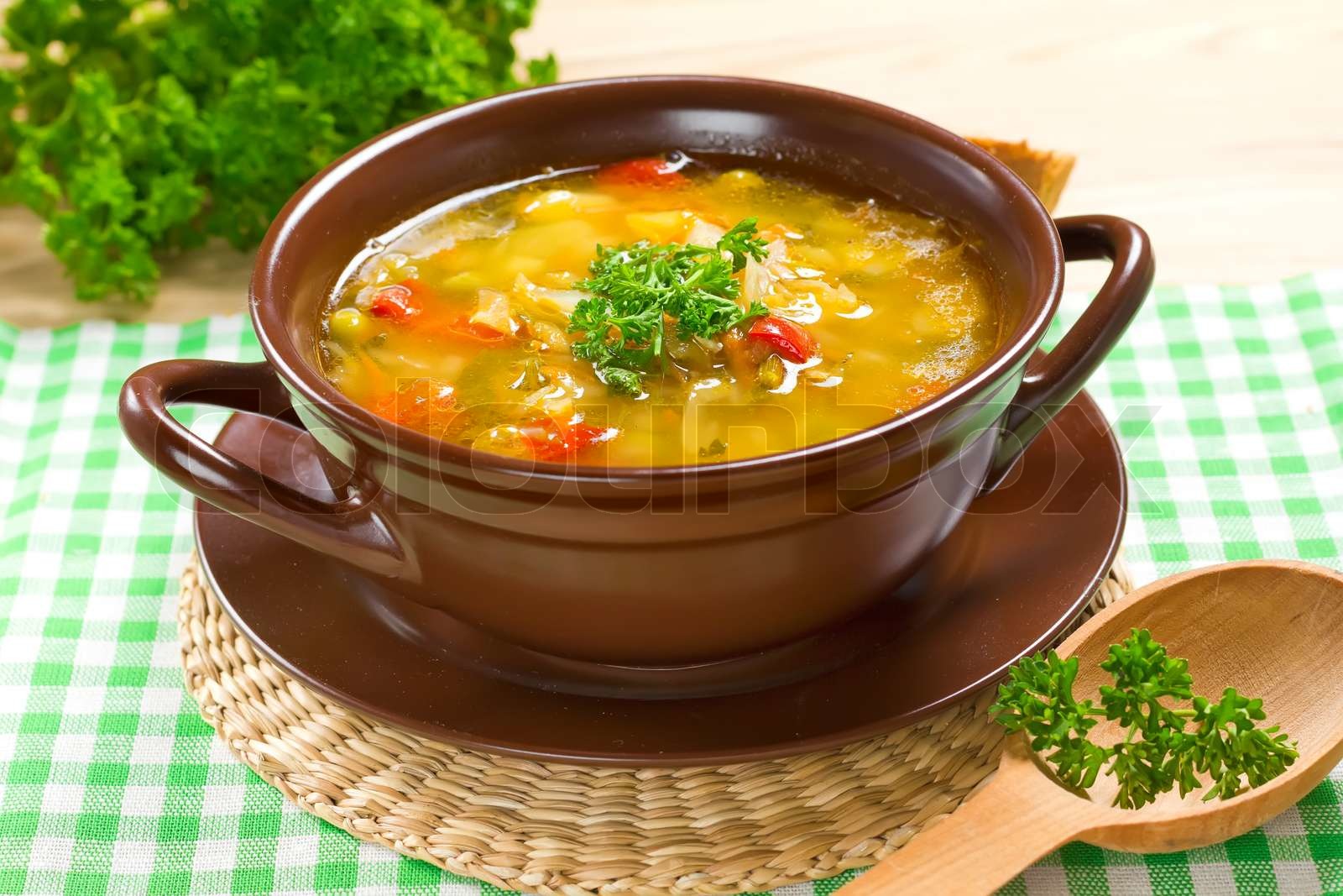 Suppe | Stock Bild | Colourbox