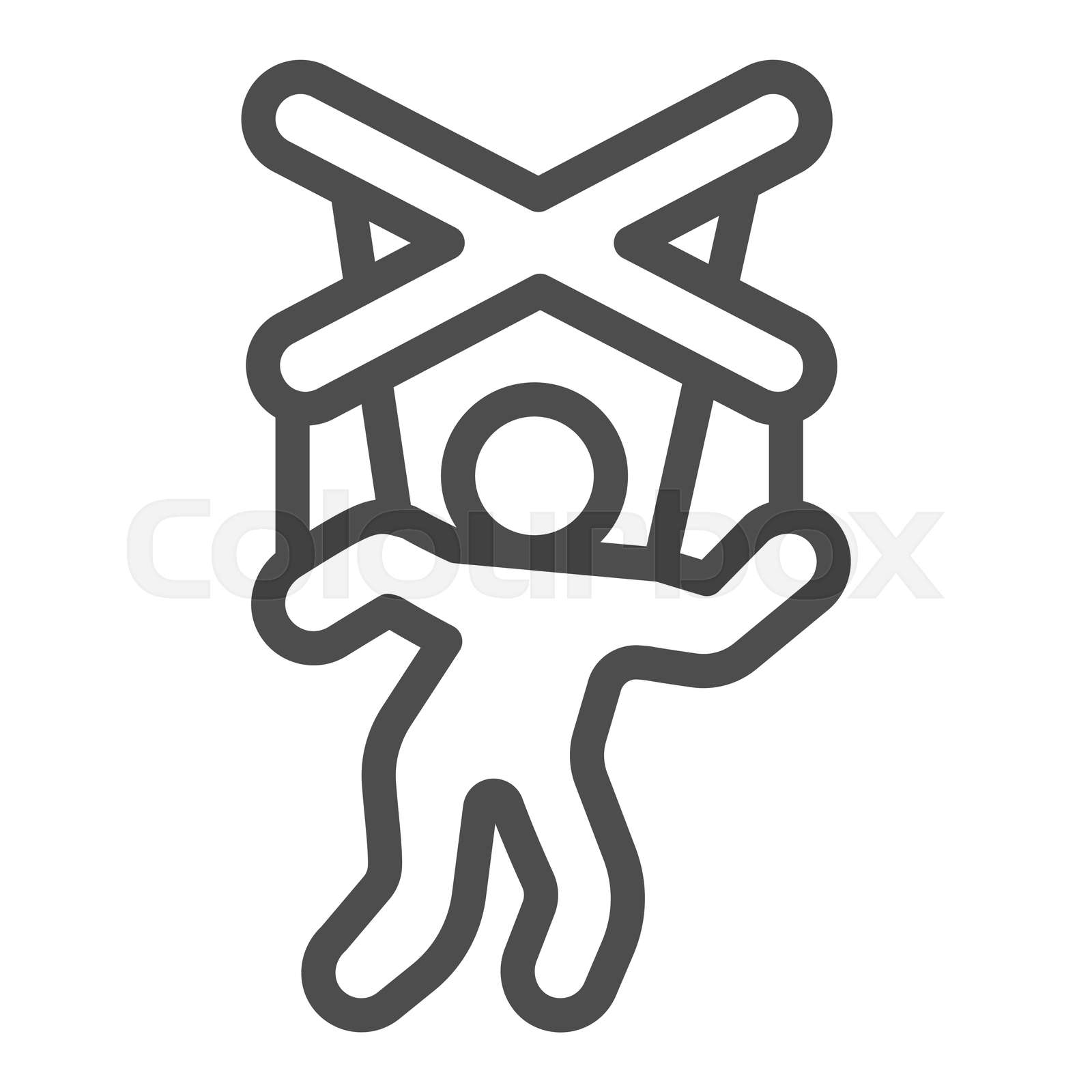 symbol, unterstellung StockVektor Colourbox