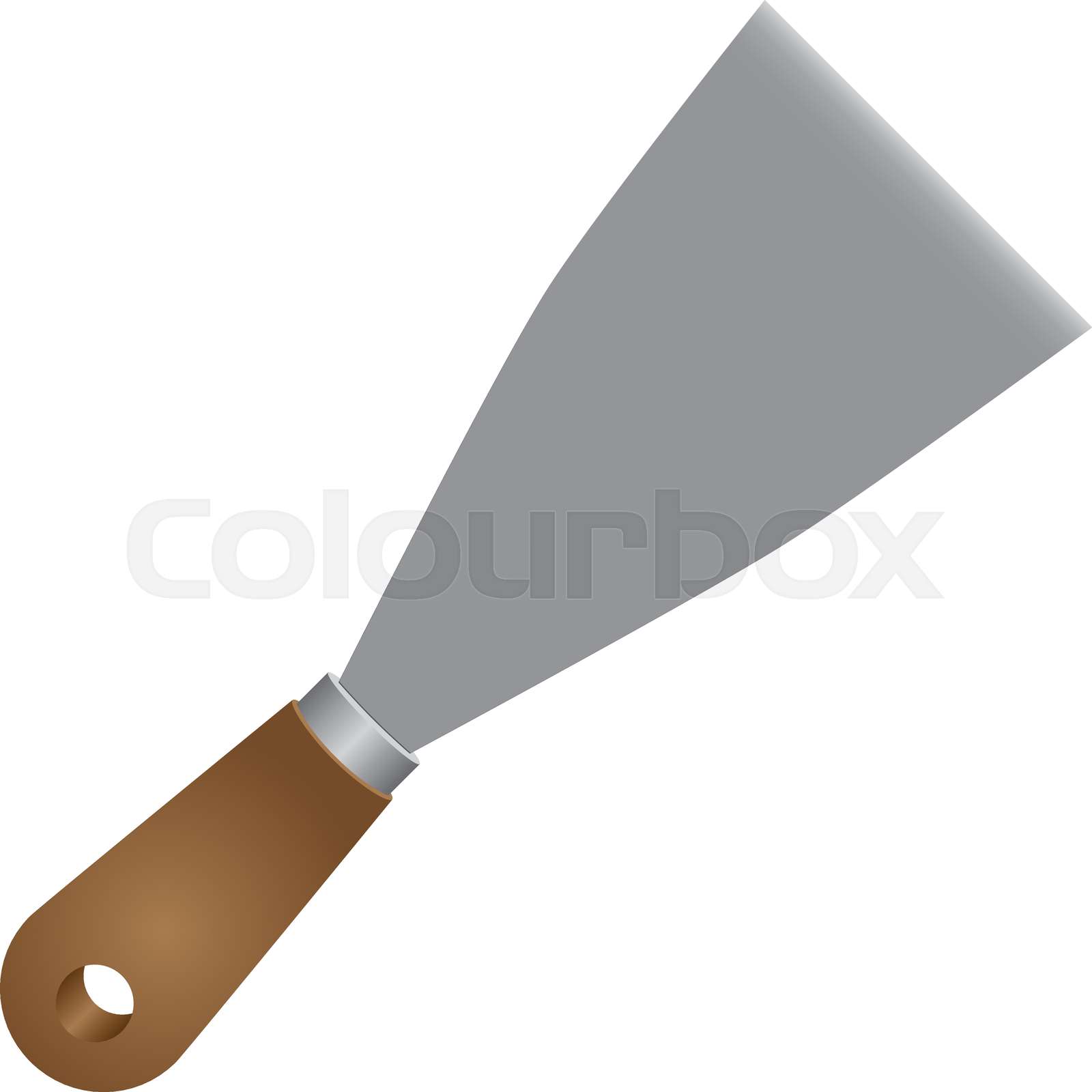 Industrial tool - scraper | Stock vector | Colourbox