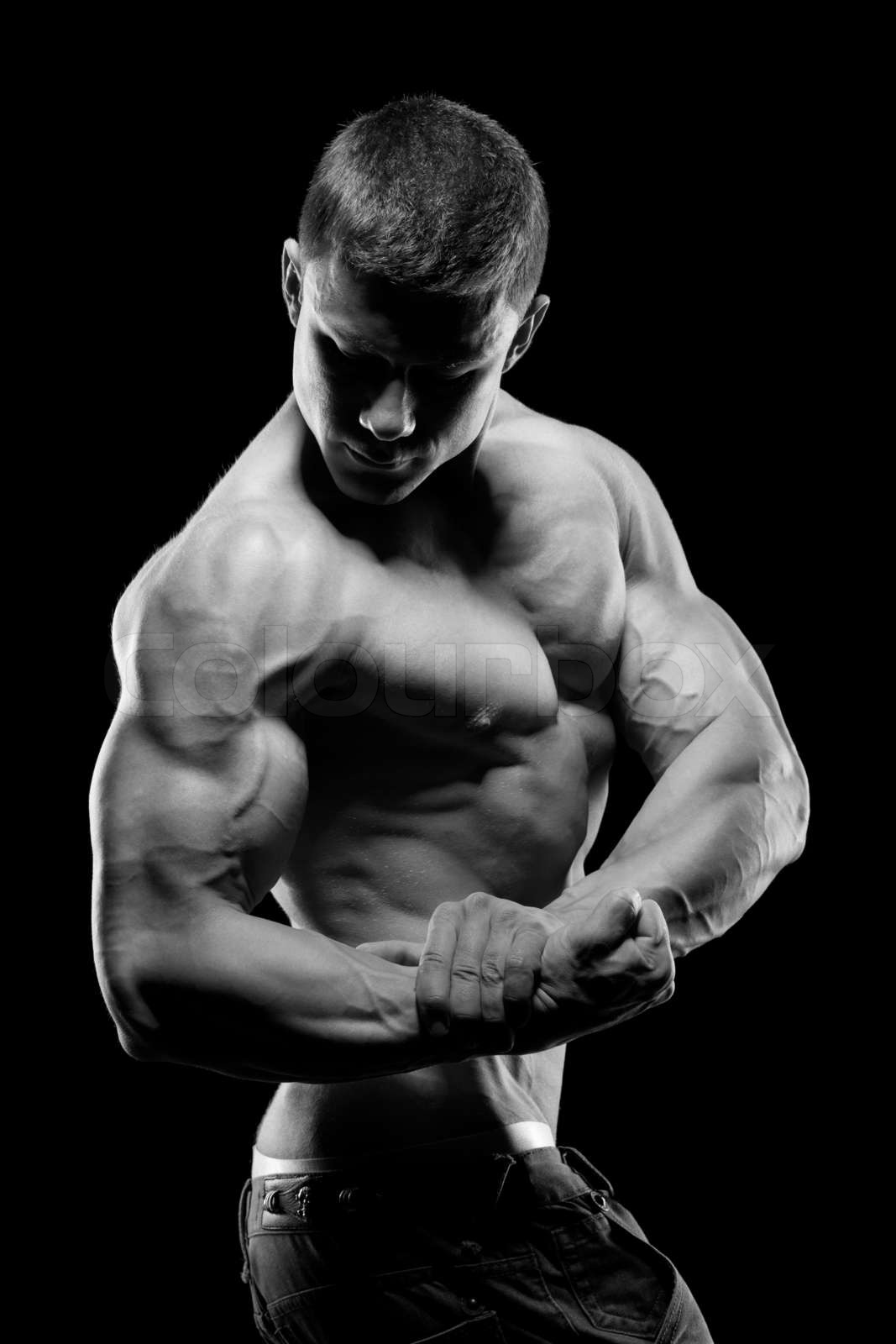 Bodybuilder Stock image Colourbox