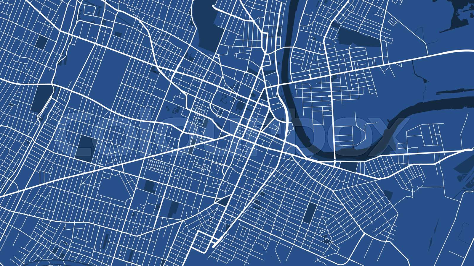 City Of Newark Map - 1600px COLOURBOX52360881
