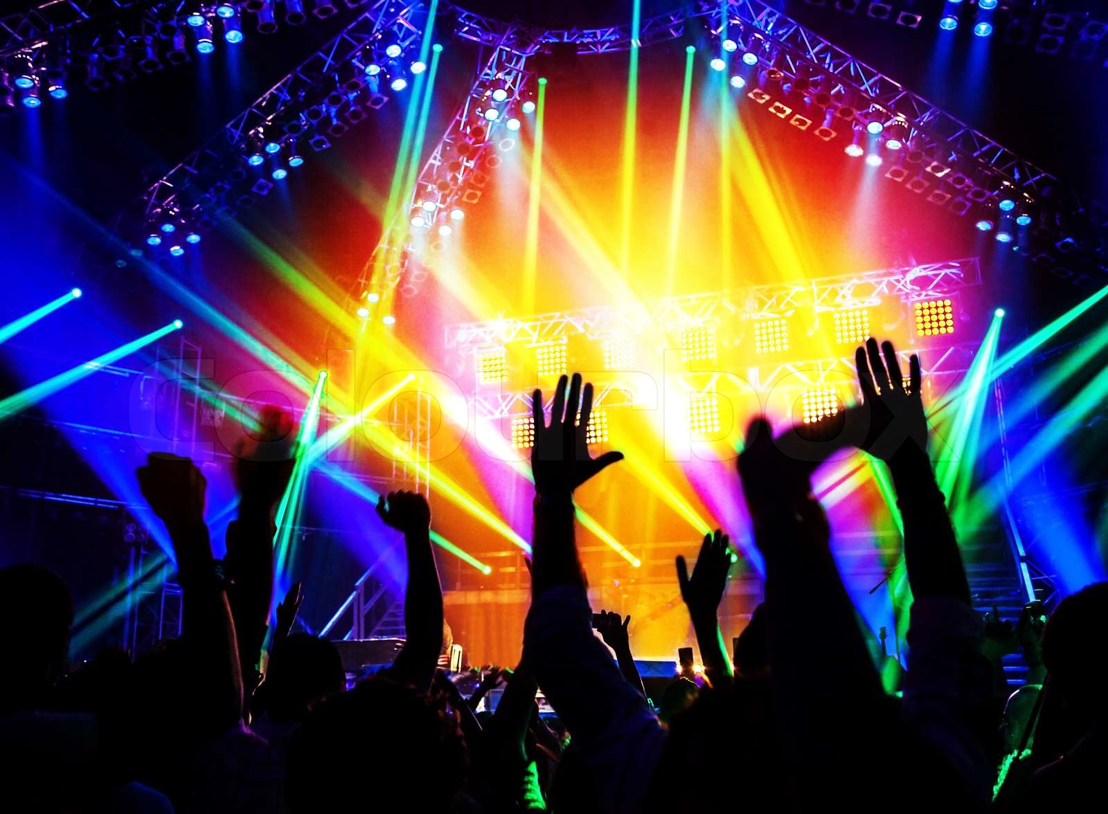 Rock koncert | Stock foto | Colourbox