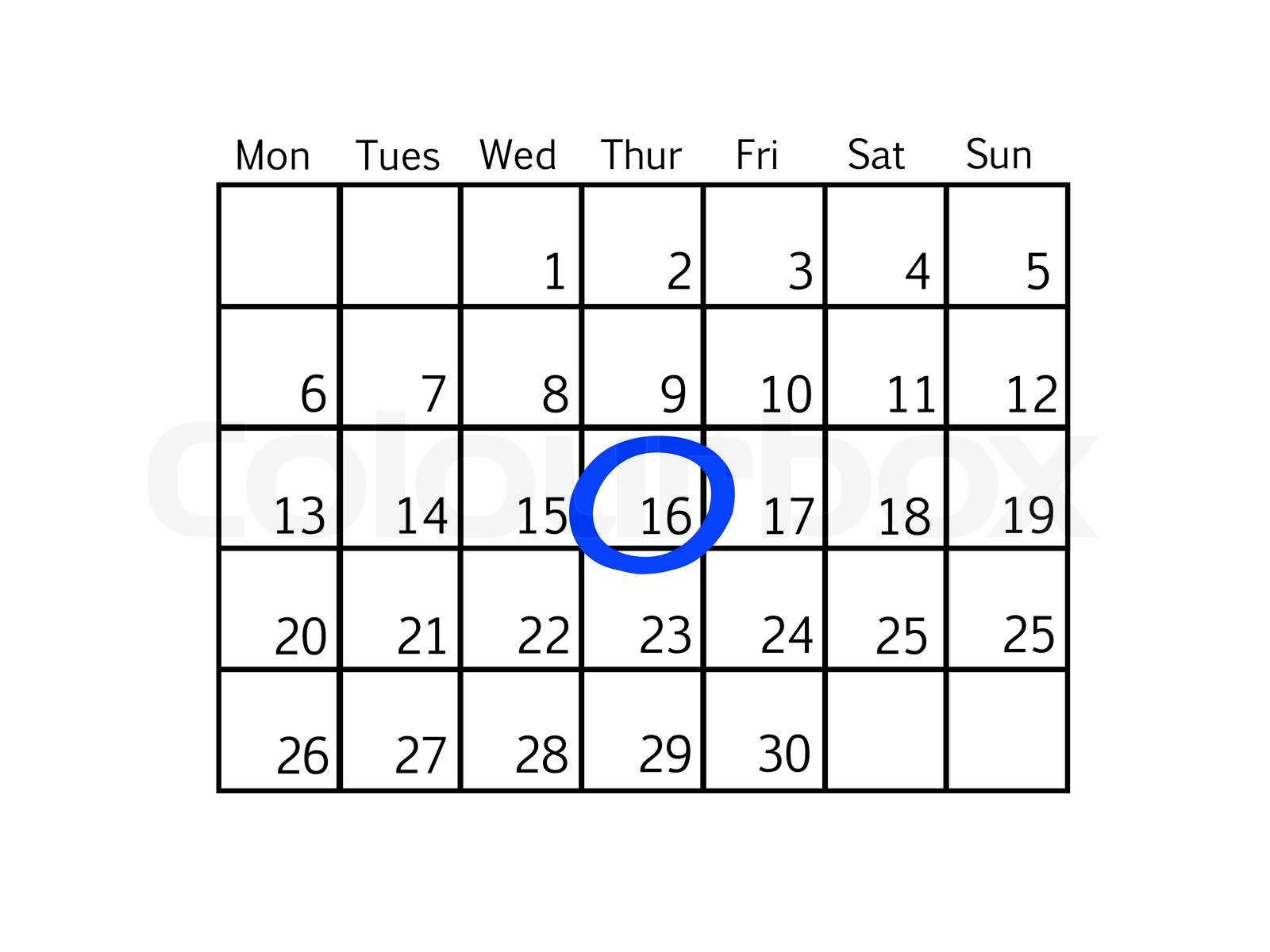 calendar-stock-image-colourbox