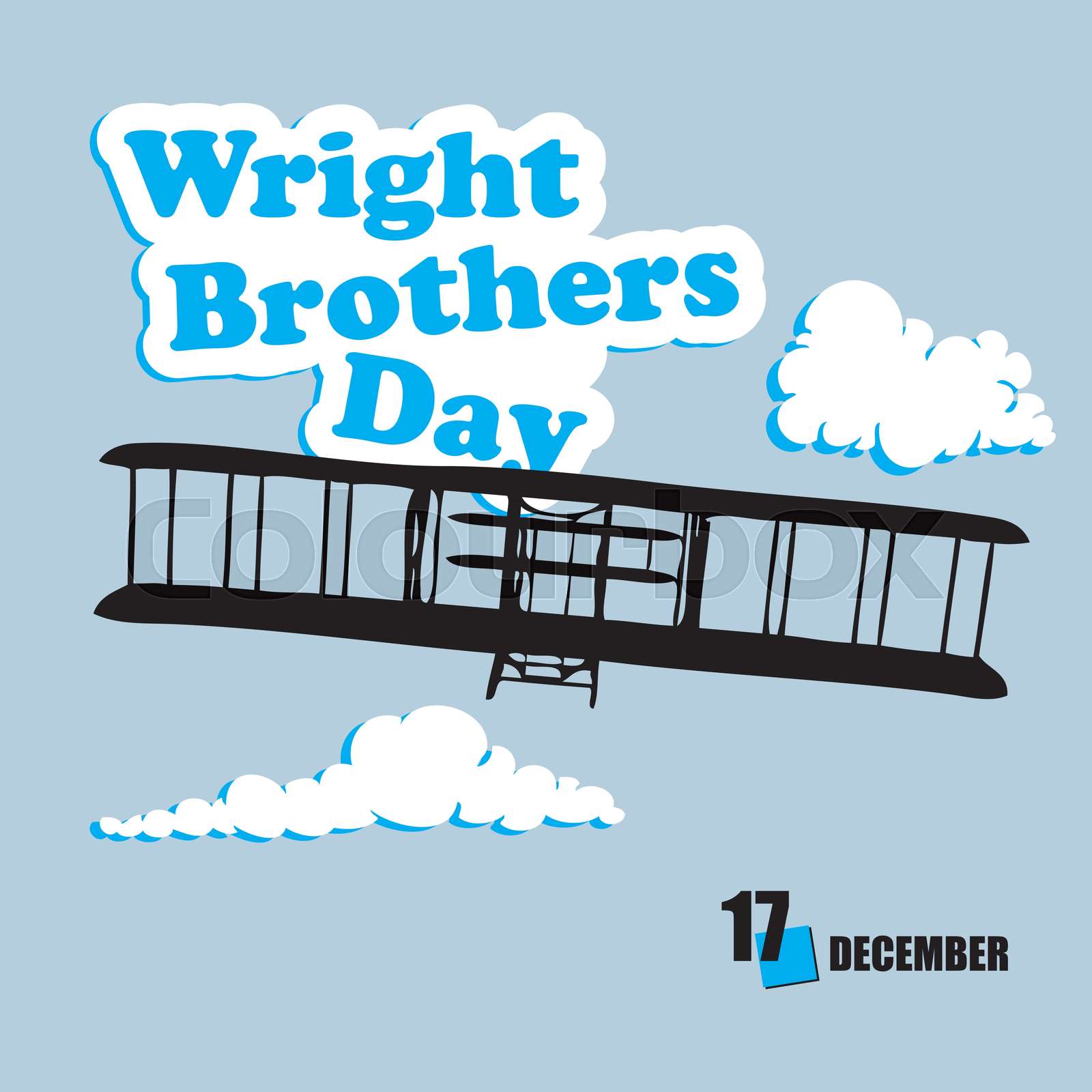 Happy Wright Brothers Day Stock vector Colourbox