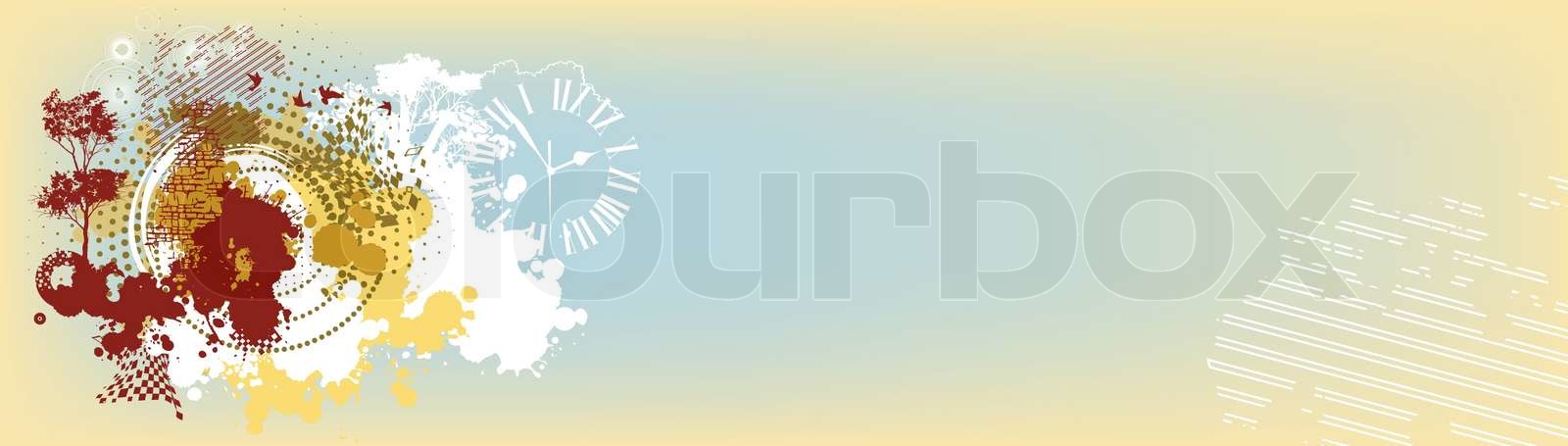 abstract presentation header | Stock vector | Colourbox