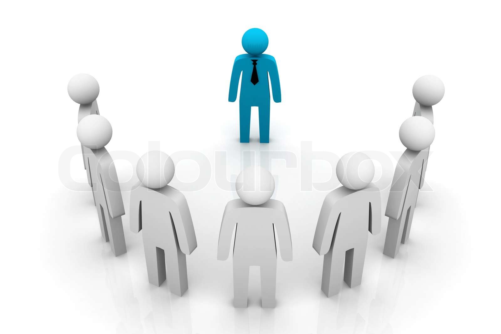Group Leader Concept Stock image Colourbox
