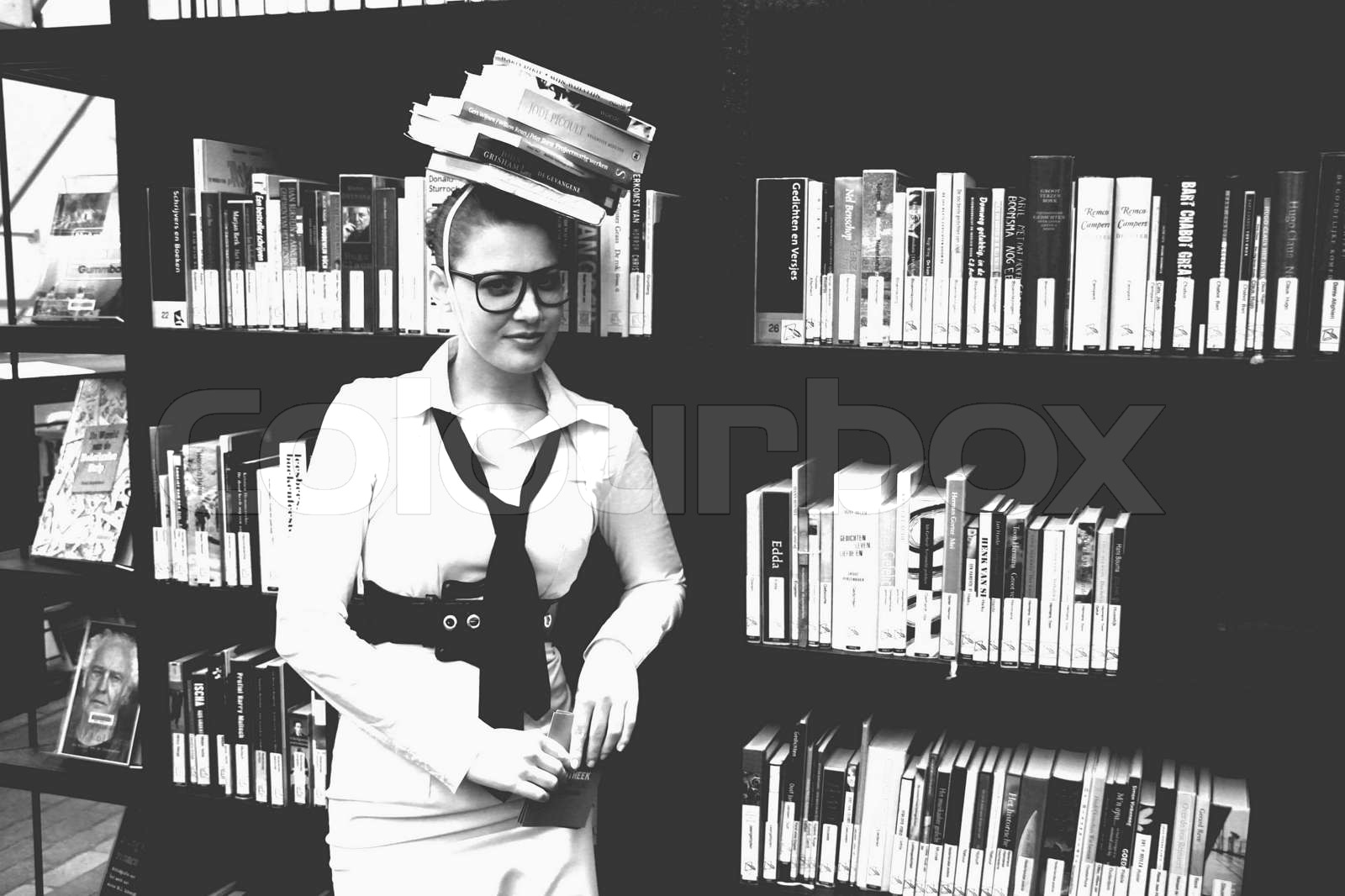 Bibliothek B cher Das Stock Bild Colourbox