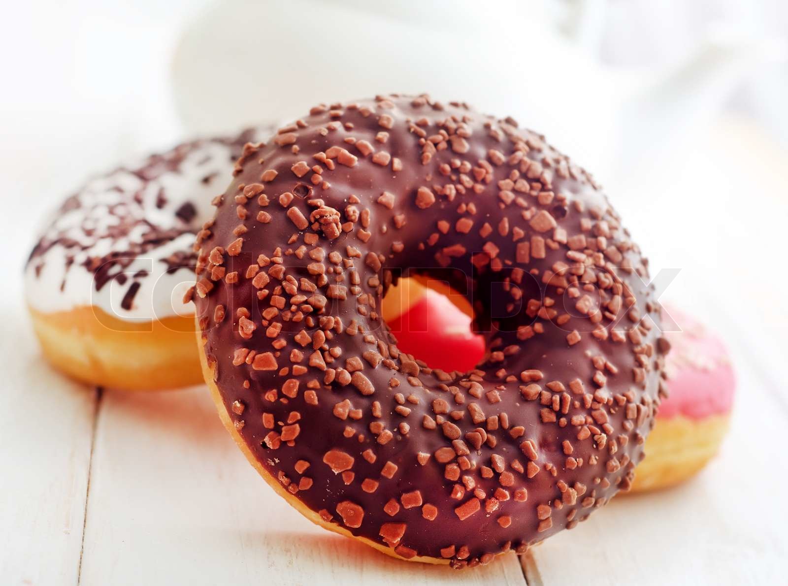 Søde donuts , forskellige slags fra donuts | Stock foto | Colourbox