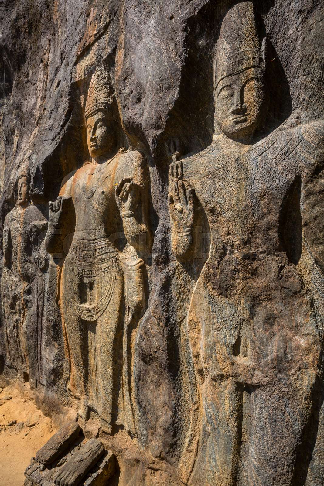 Statue on Sri Lanka Stock image Colourbox