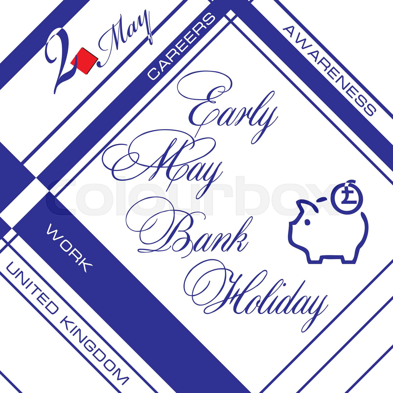 Early May Bank Holiday Stock vector Colourbox