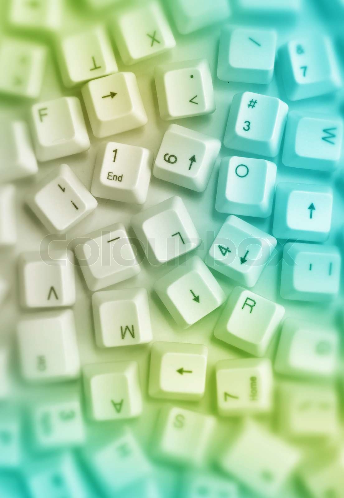 computer keys | Stock image | Colourbox