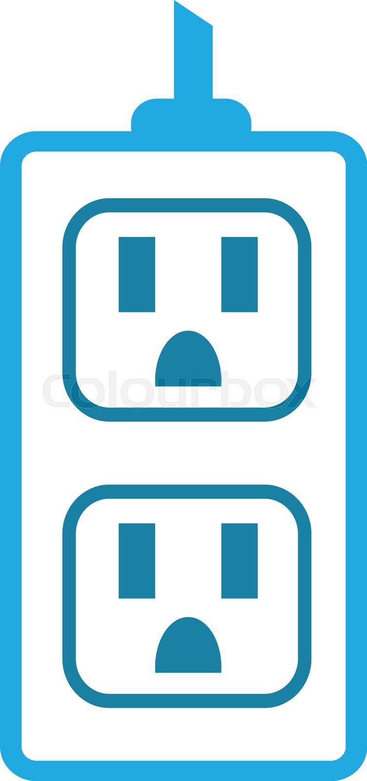 Electrical outlet icon sign symbol design Stock vector Colourbox