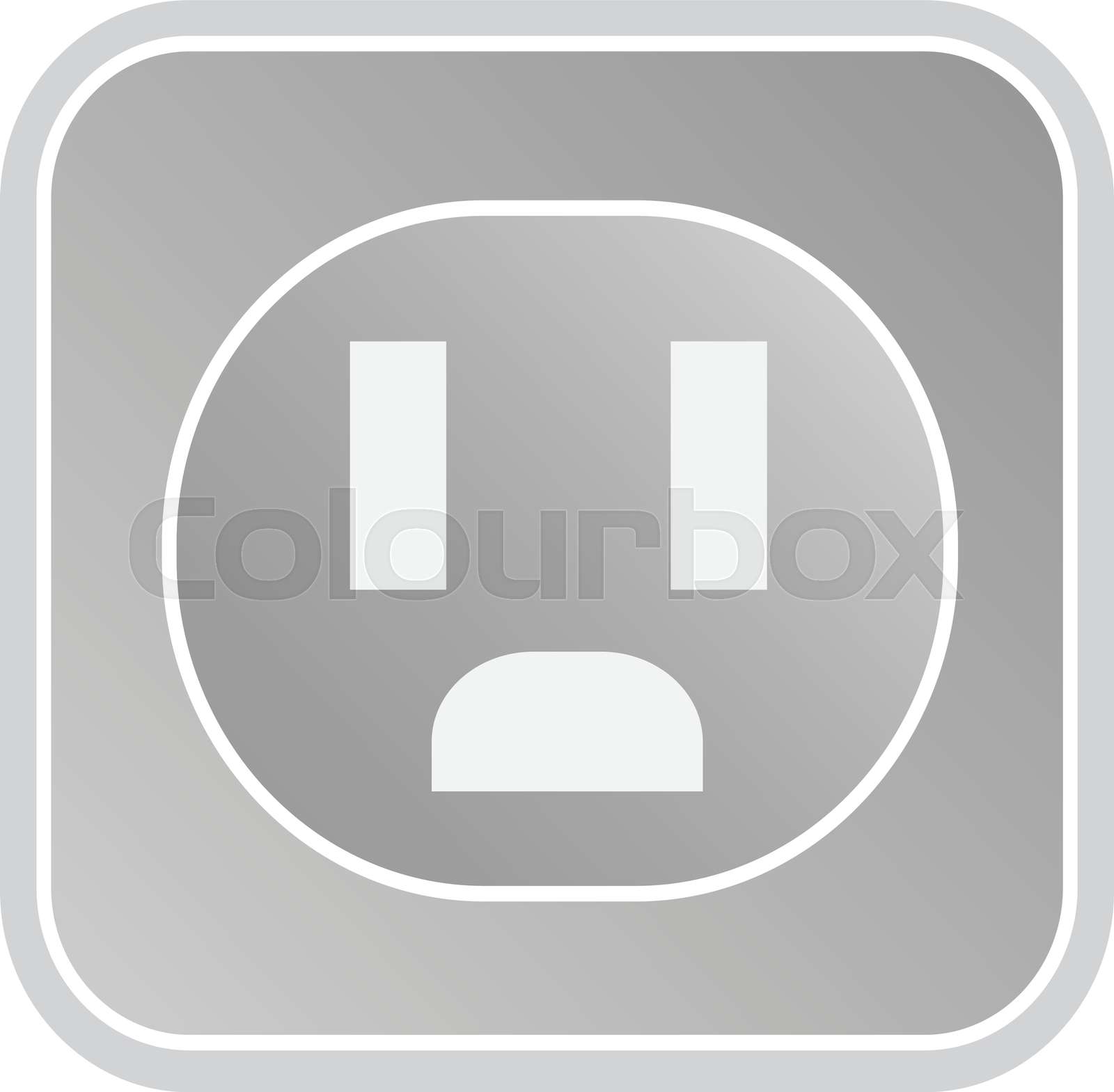 Electrical outlet icon sign symbol design Stock vector Colourbox