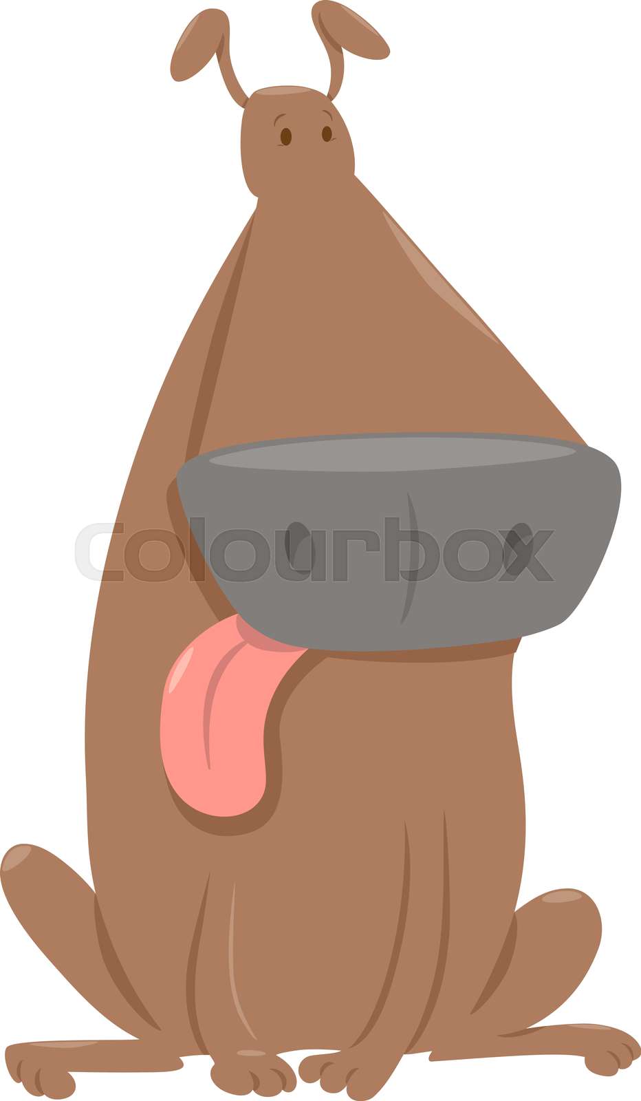 big dog cartoon character | Stock vector | Colourbox